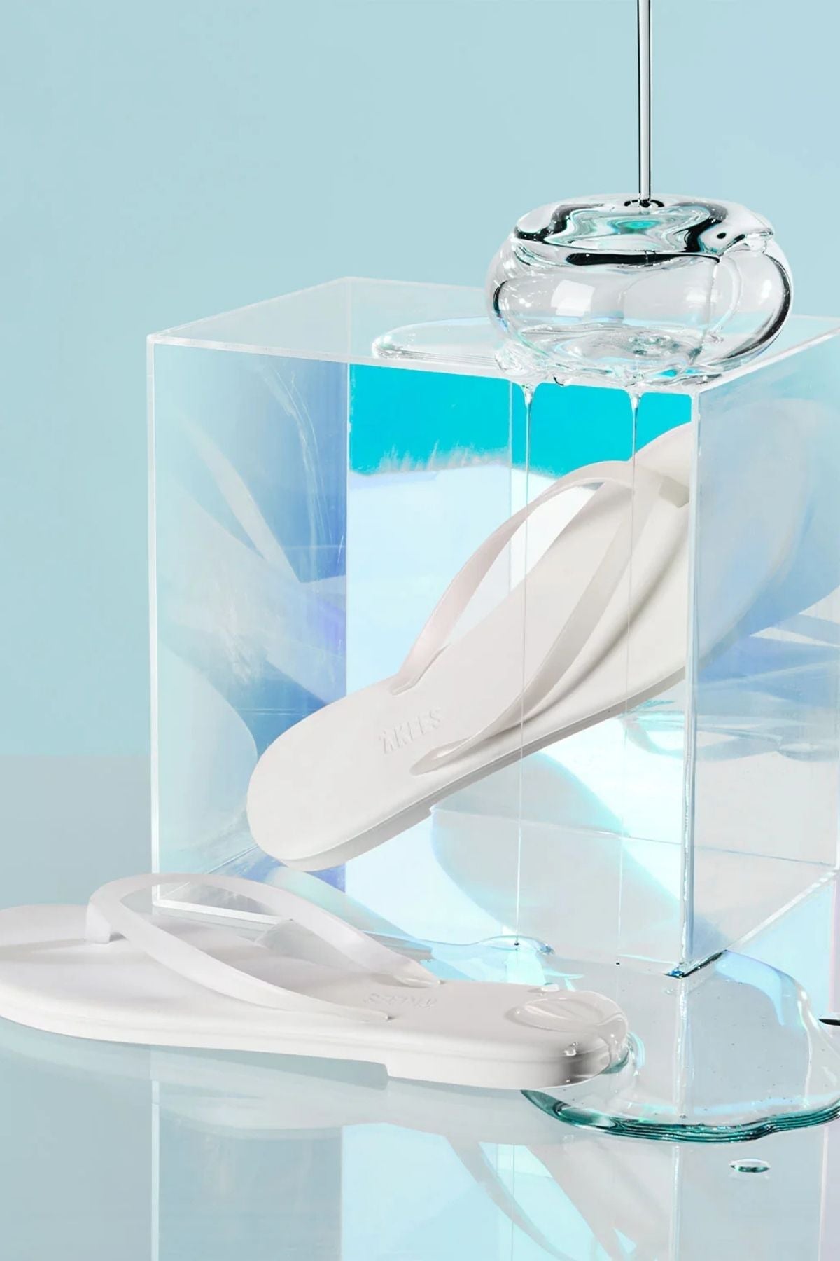 TKEES Aqua Jelly Thong - Coconut