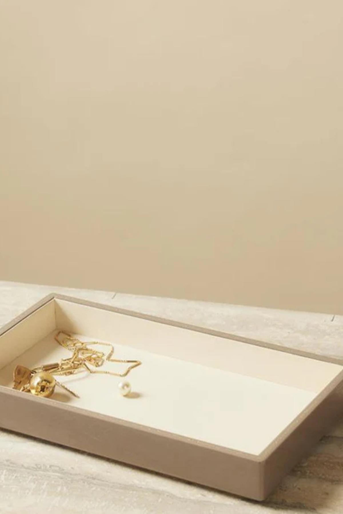 Trove Large Jewelry Tray - Taupe