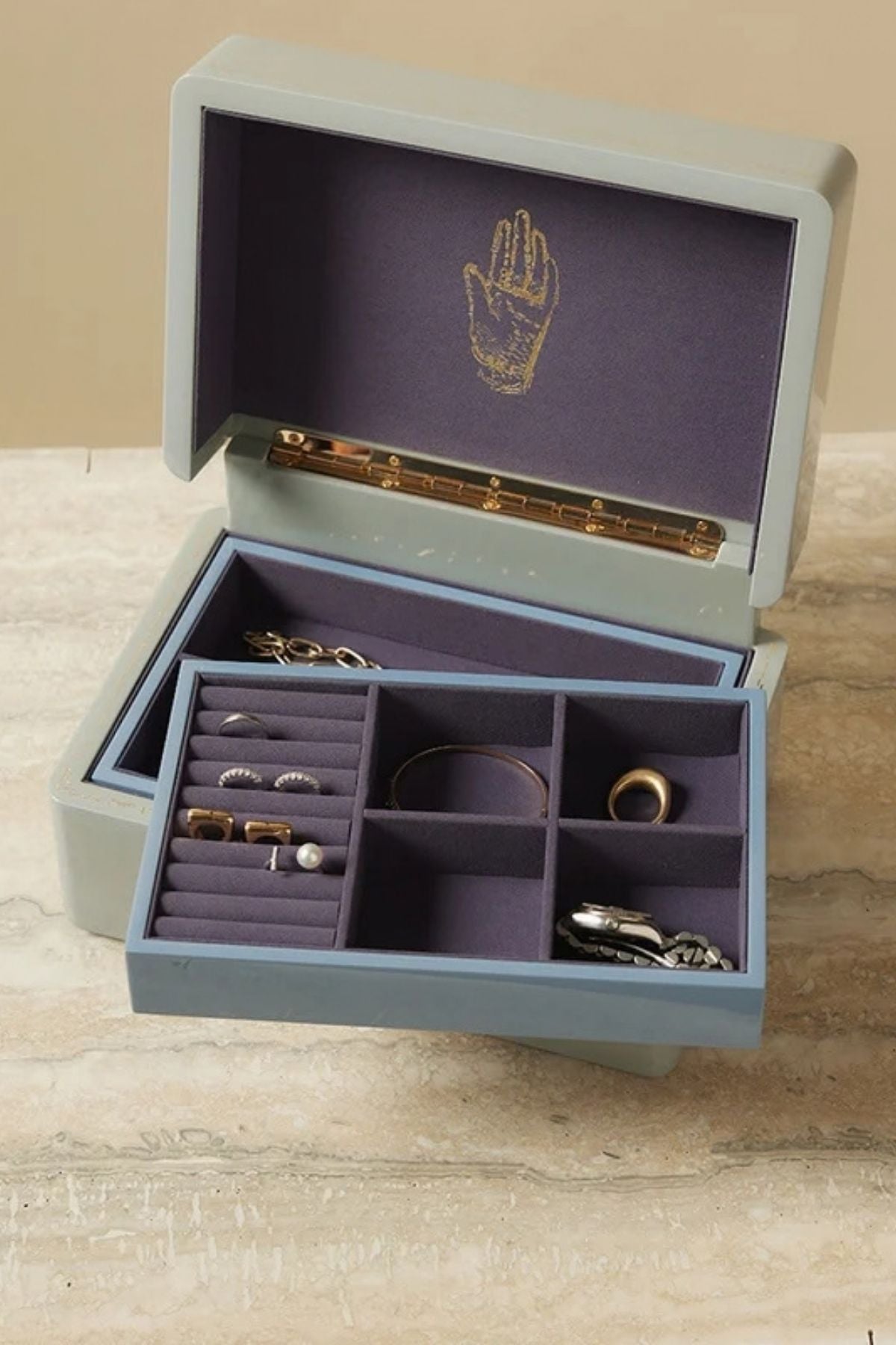 Trove Mini Trunk - Evening Blue