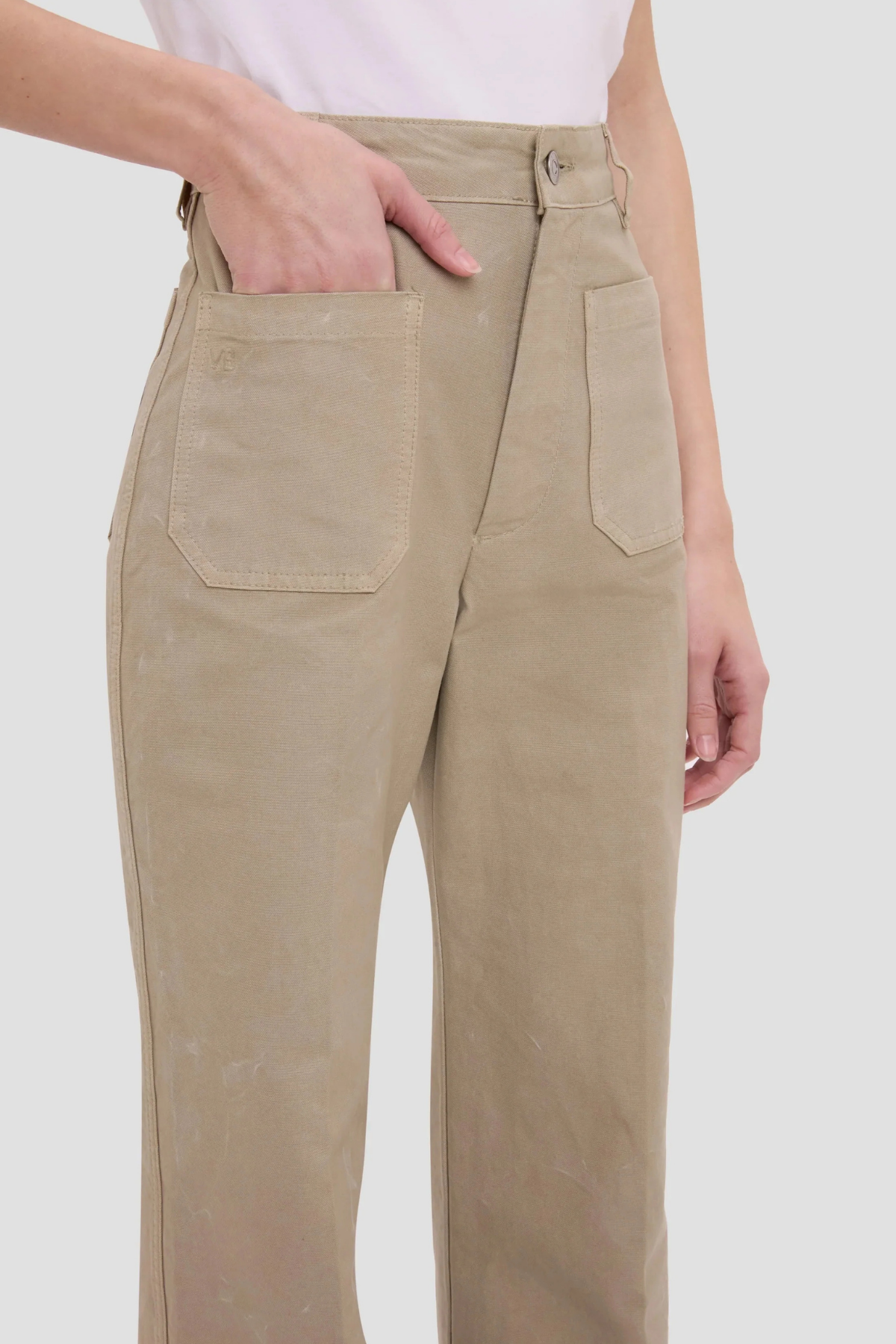 Victoria Beckham Alina Jean - Stone Grey