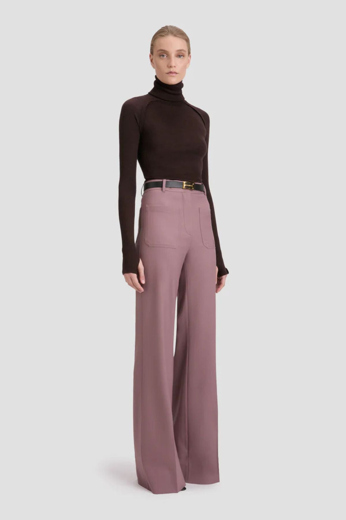 Victoria Beckham Alina Trouser - Mauve