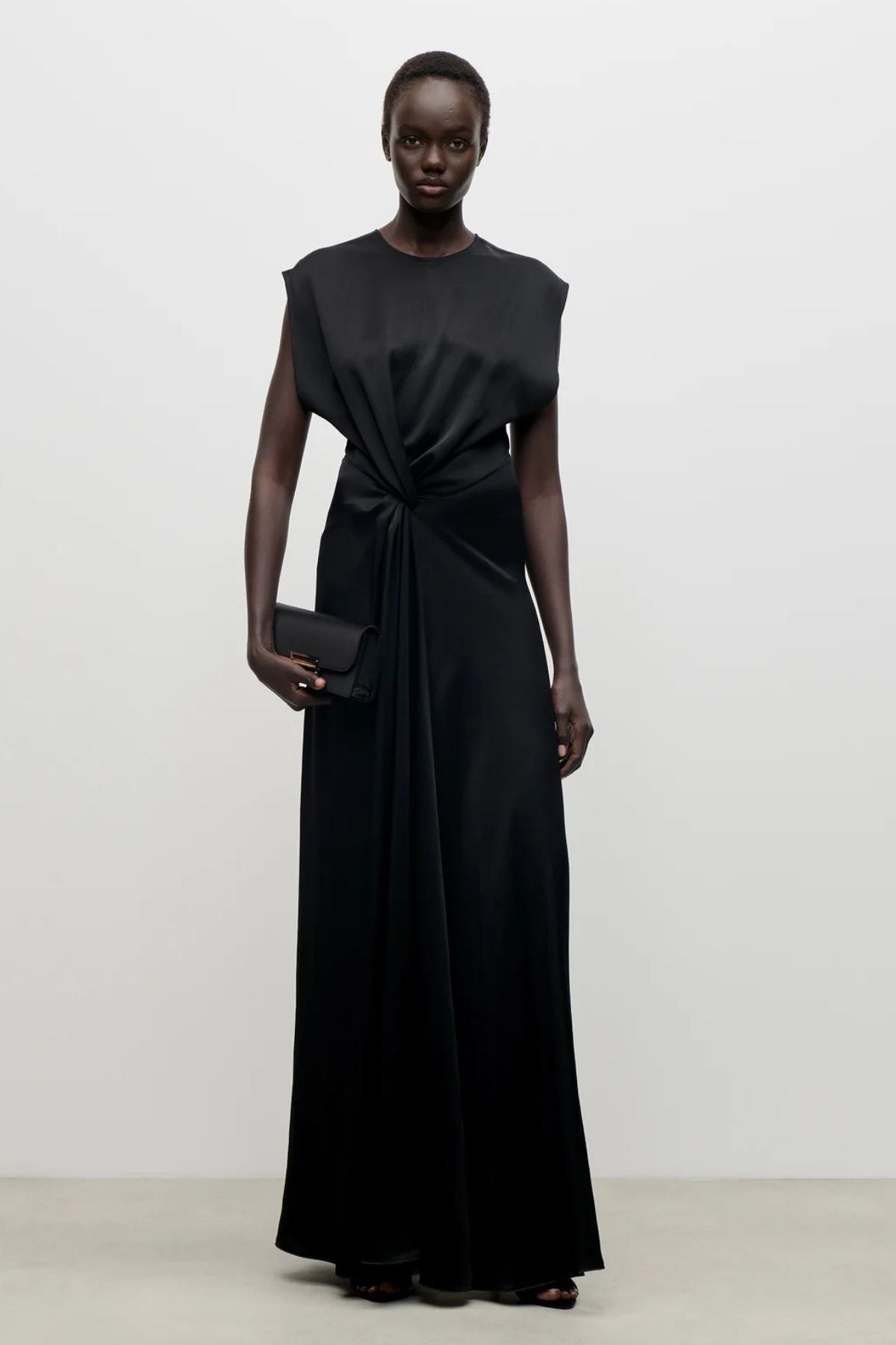 Victoria Beckham Aria Gown - Black