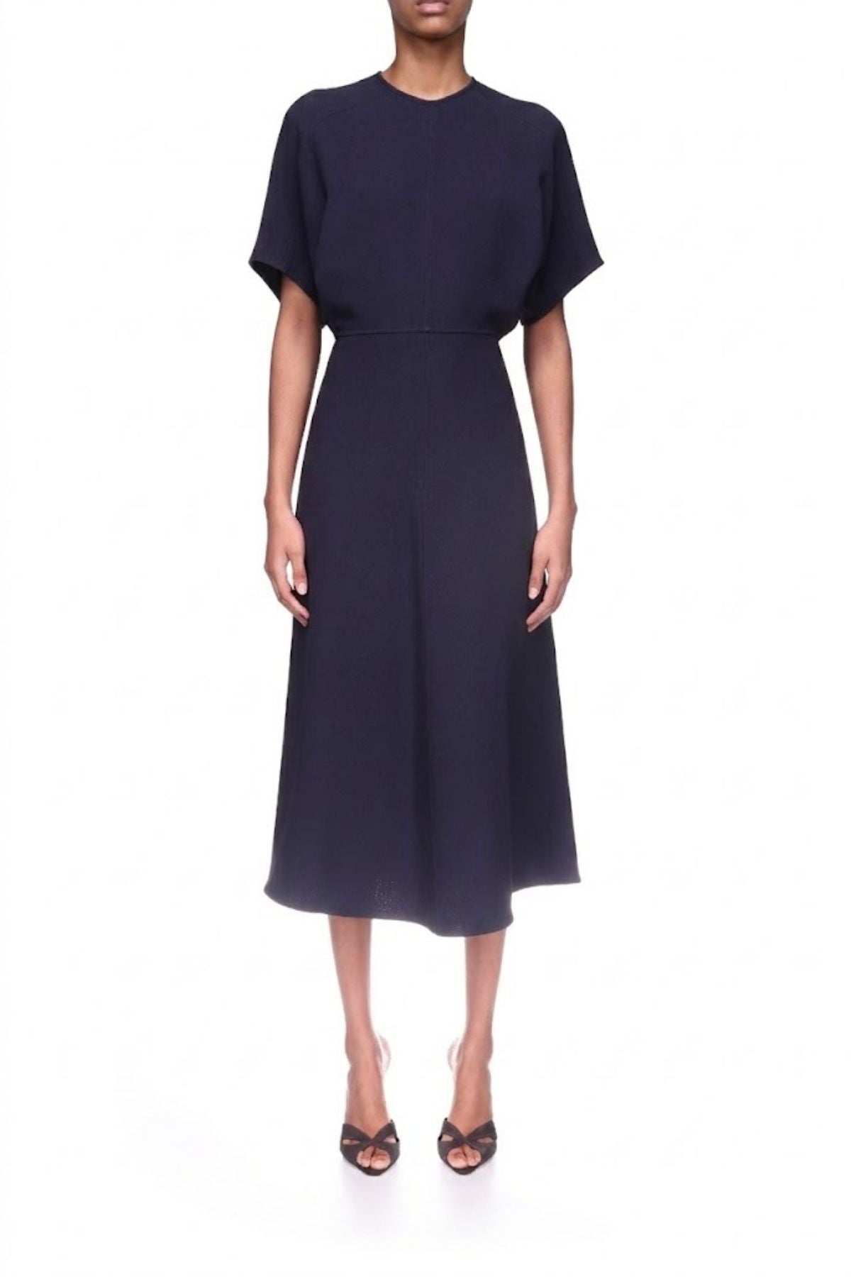 Victoria Beckham Eleanor Midi Dress - Ink