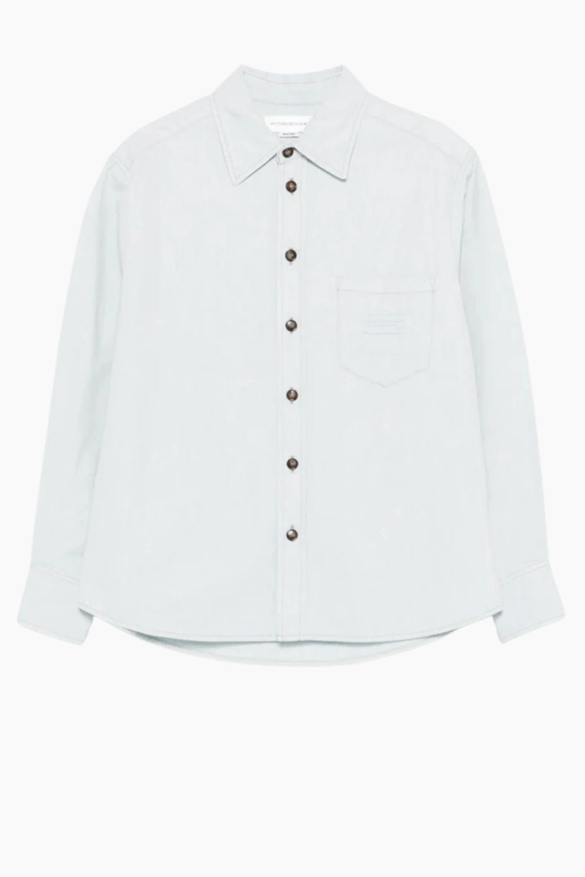 Victoria Beckham Mens Shirt - Light Azul