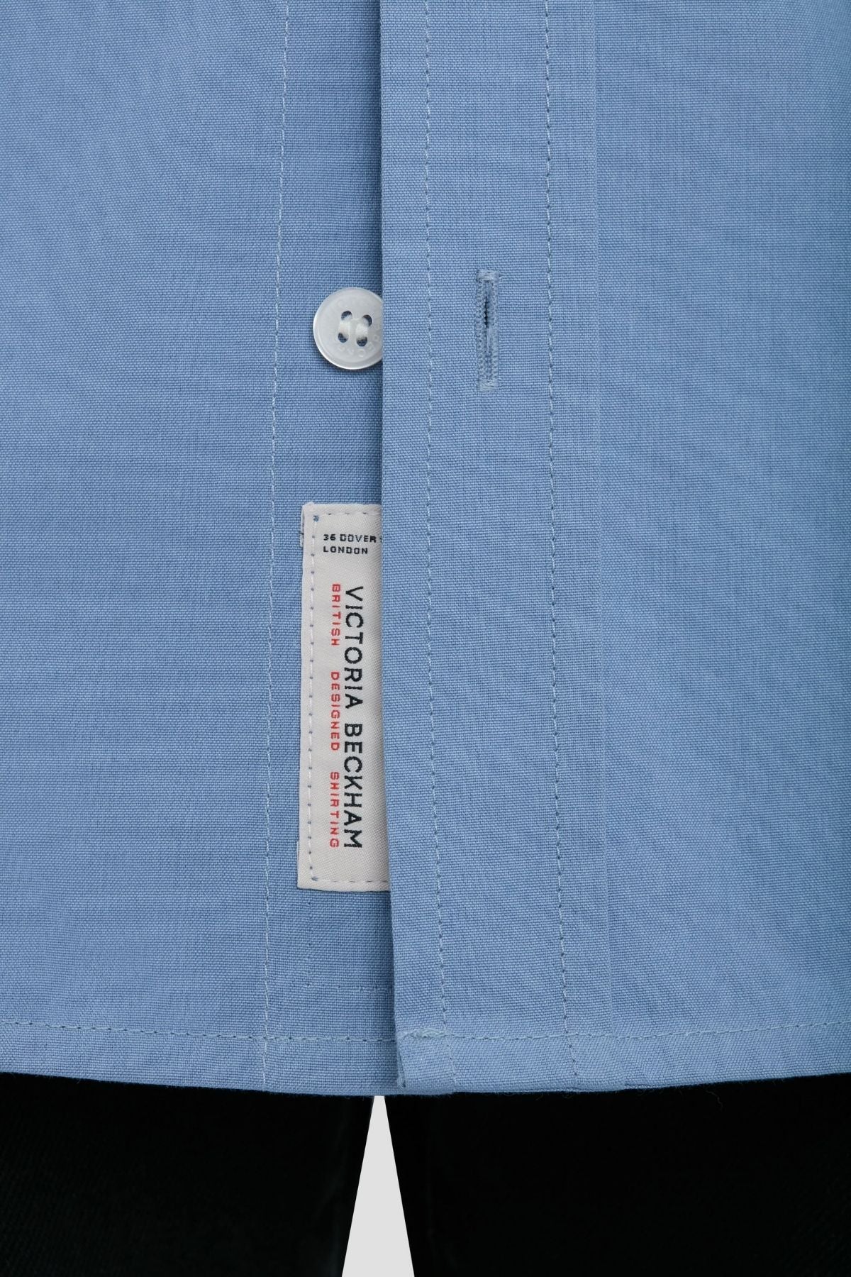 Victoria Beckham Perry Shirt - Ocean Mist