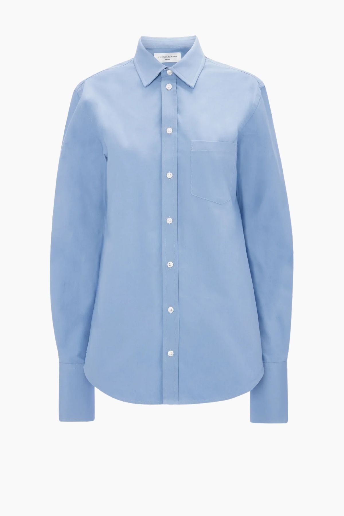 Victoria Beckham Perry Shirt - Ocean Mist