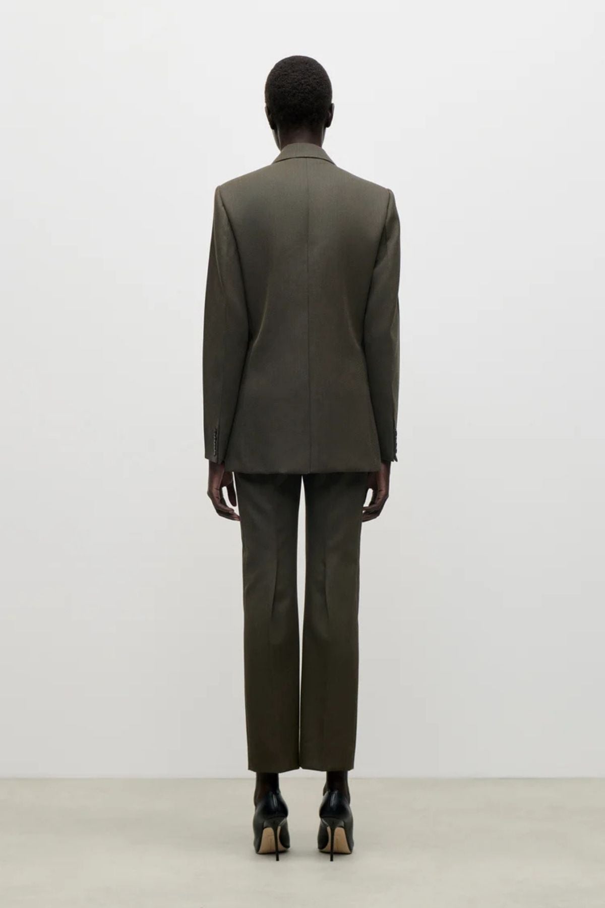 Victoria Beckham Single Breasted Runway Blazer - Golden Ember