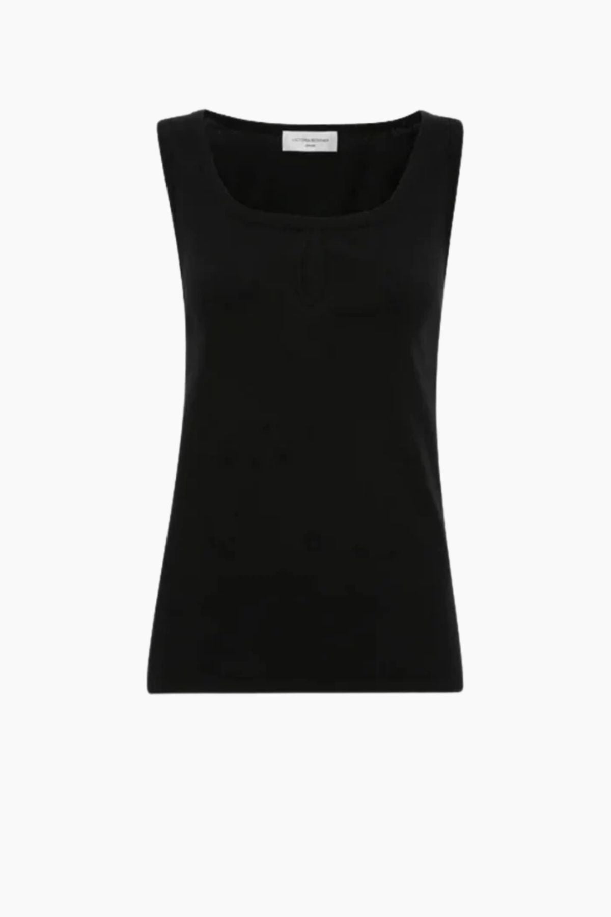 Victoria Beckham Split Tank Top - Black