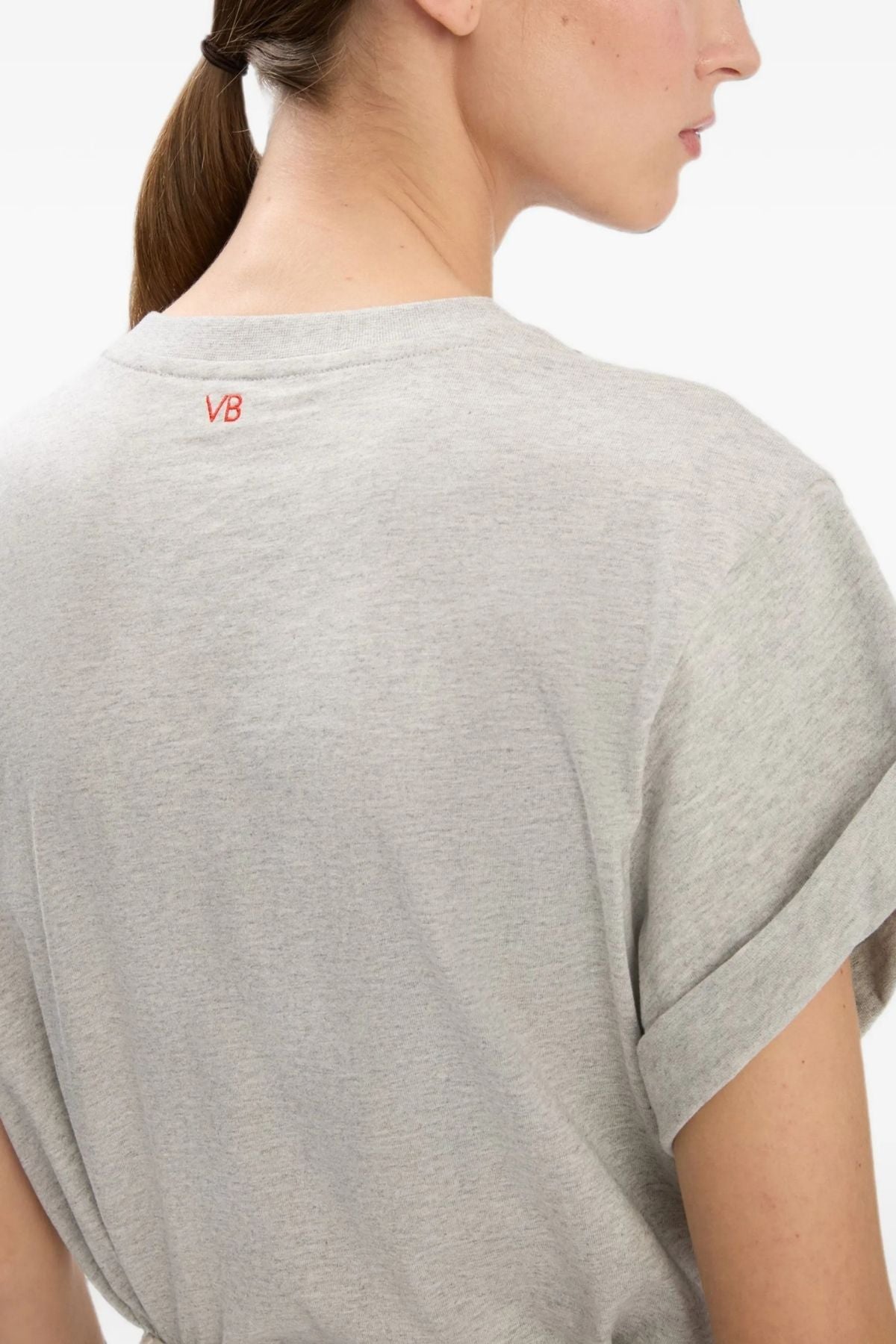 Victoria Beckham Tilly T-Shirt - Grey Marl