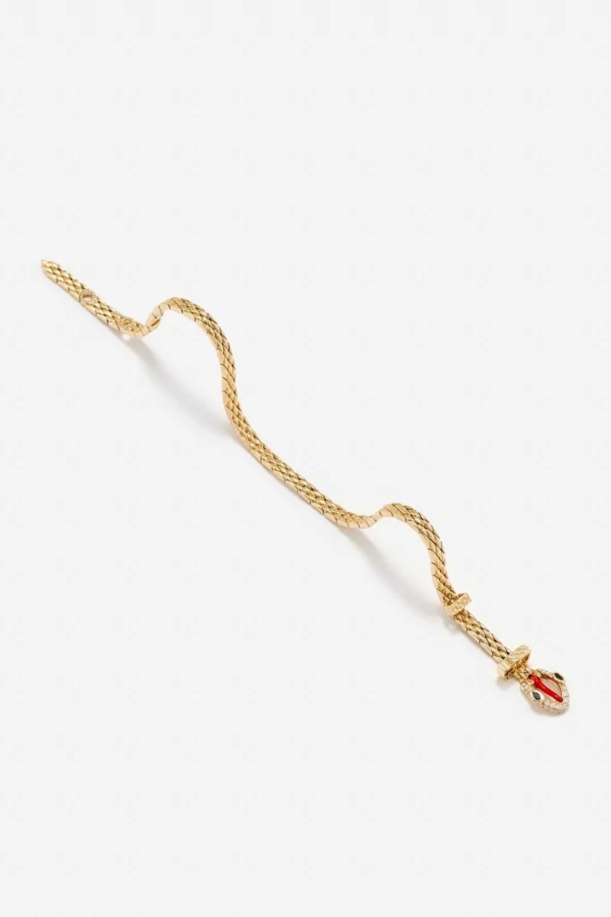 Yvonne Léon Mini Bracelet Python - Yellow Gold