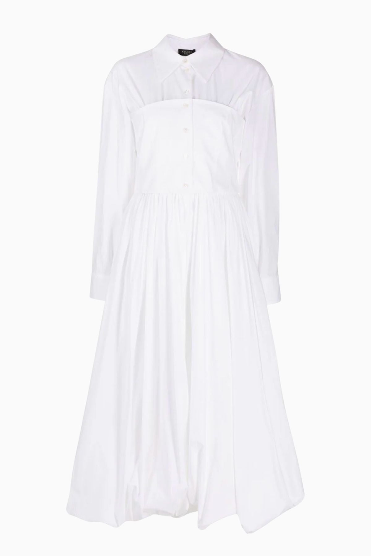 A.W.A.K.E. Mode Corset Style Dress - White