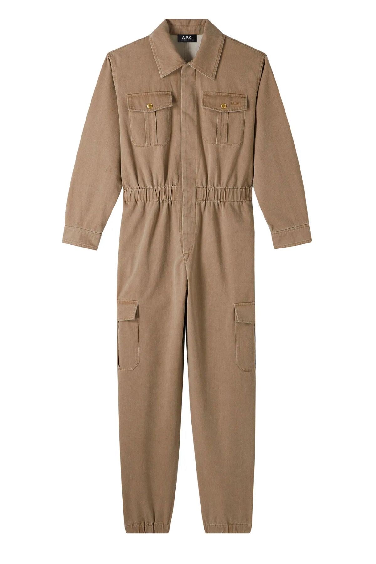 A.P.C. Danica Jumpsuit - Taupe