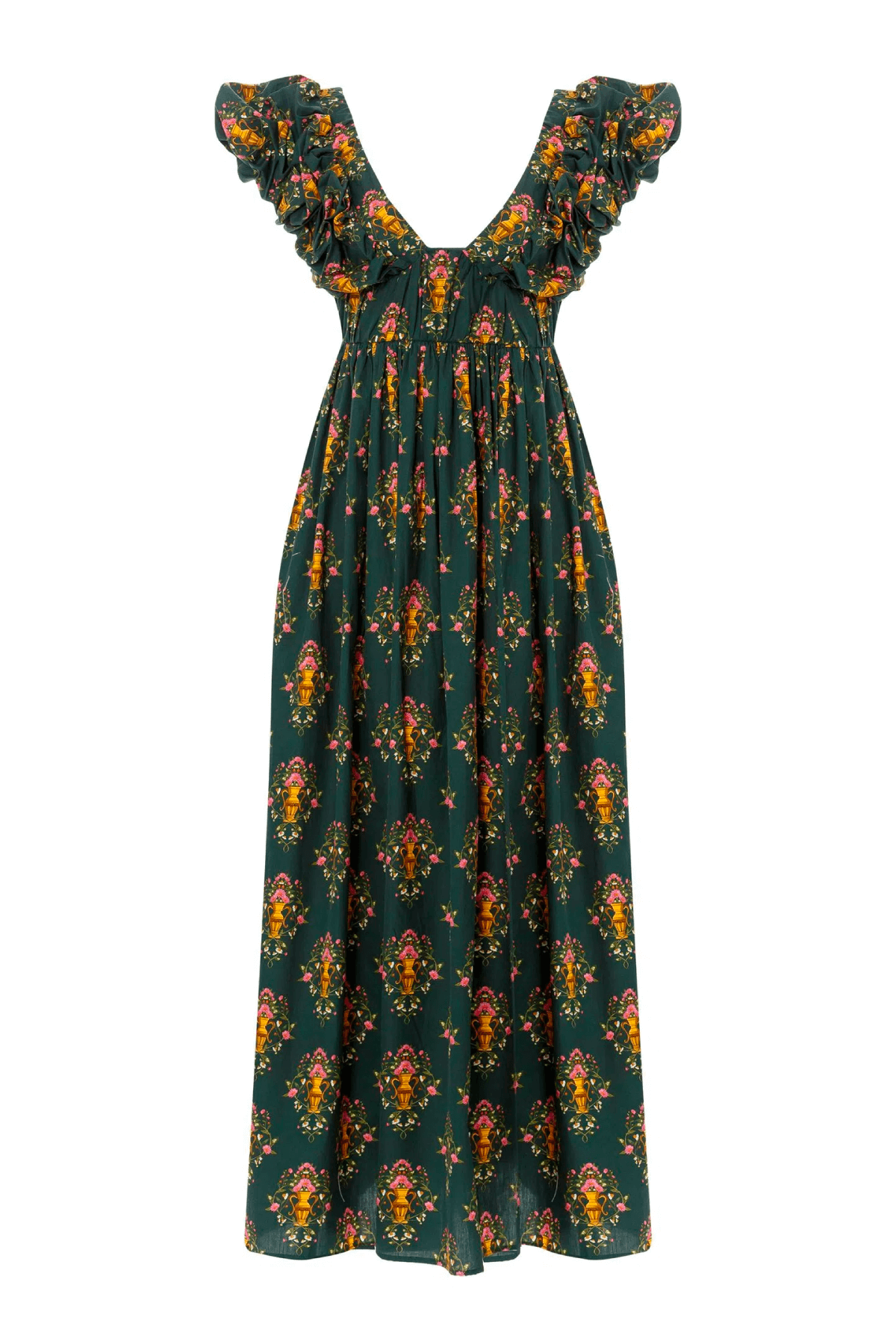 Agua by Agua Bendita Calatea Cotton Maxi Dress - Remedios