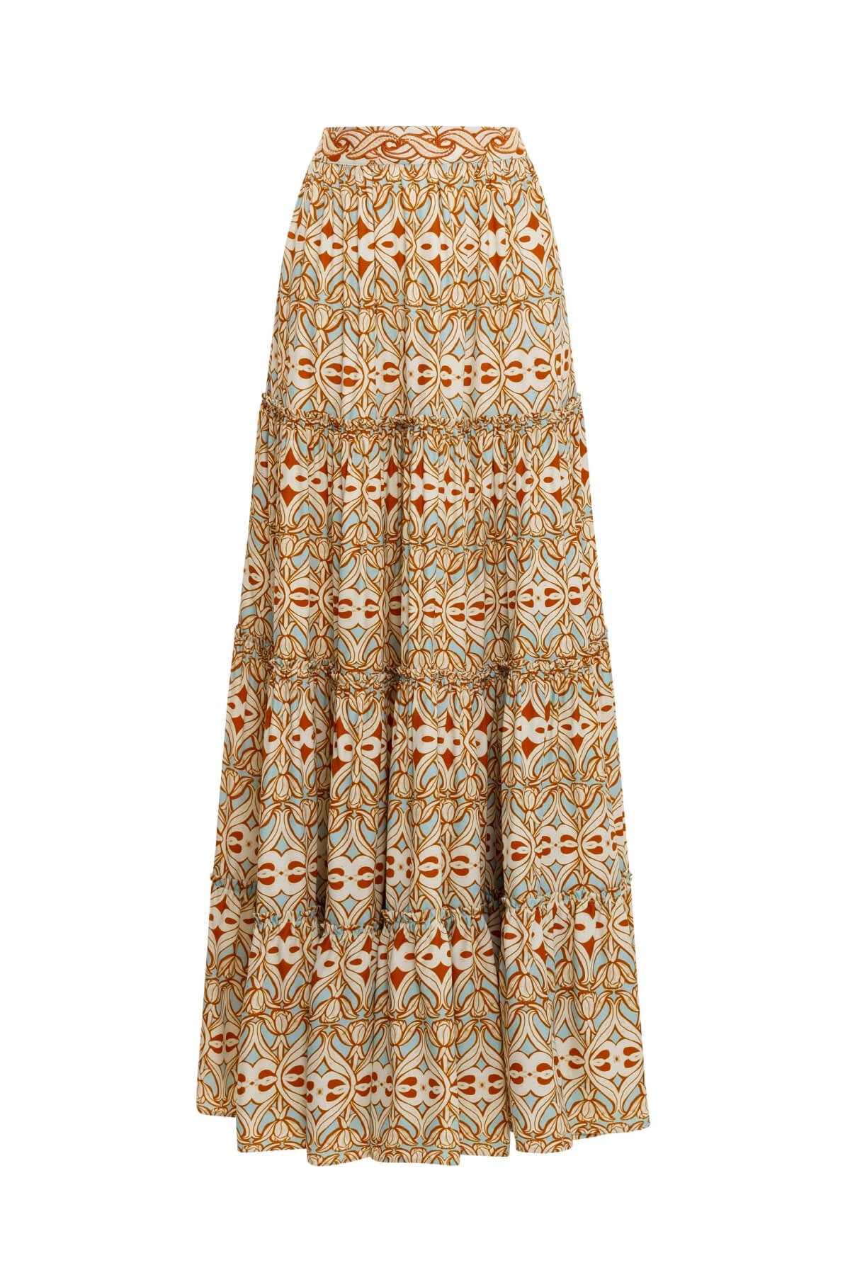 Agua by Agua Bendita Macadamia Maxi Skirt - Calados