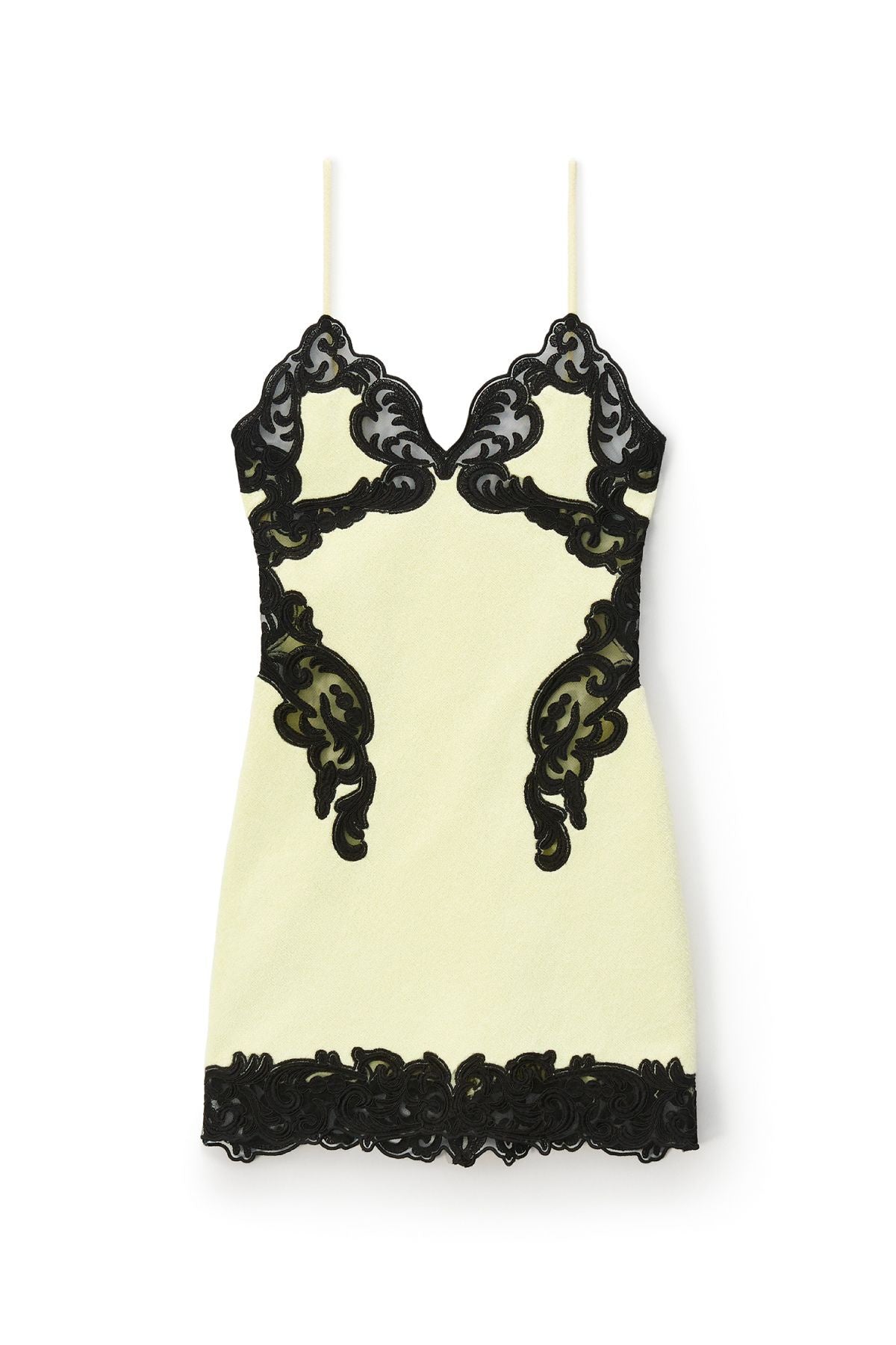 Alexander Wang Lace Cami Dress - Lemon Drop