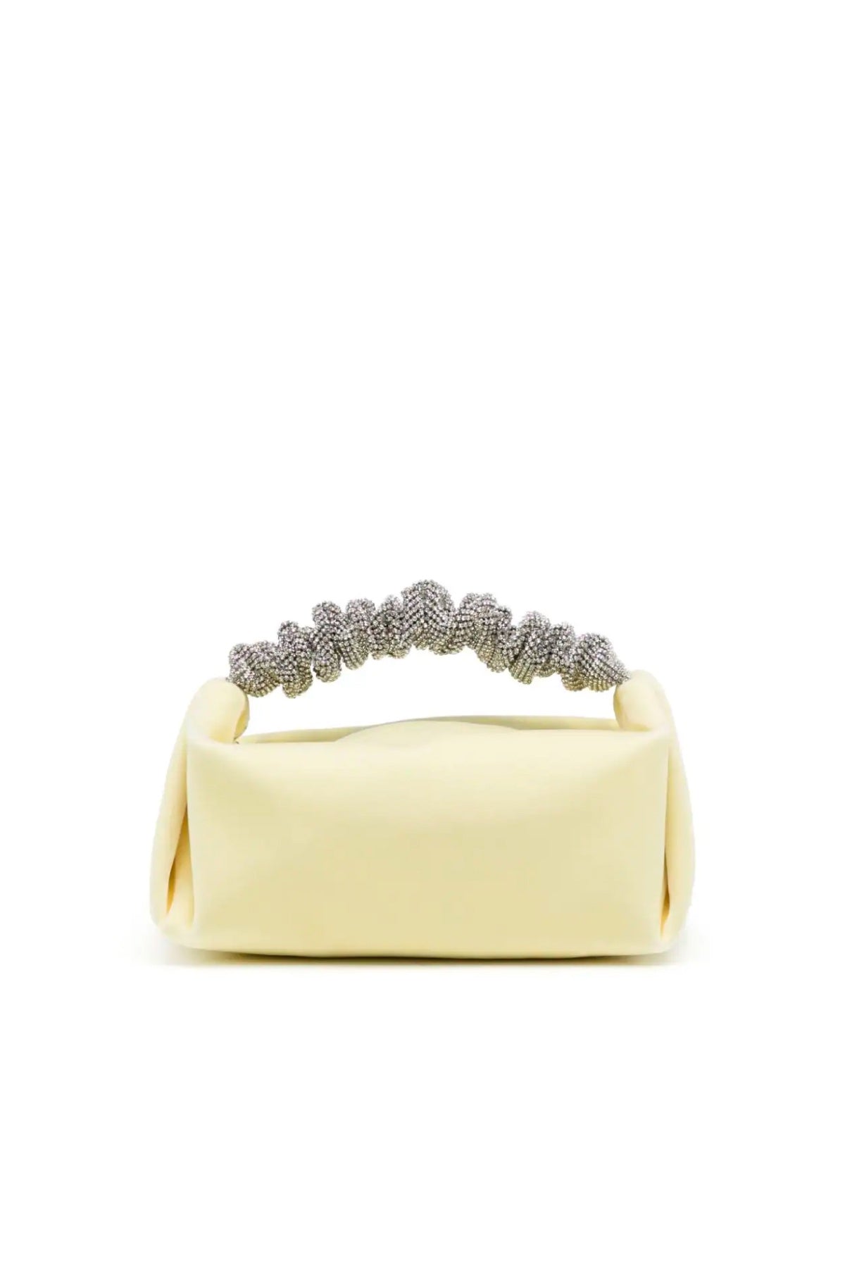 Alexander Wang Crystal Scrunchie Velvet Mini Bag - Vanilla