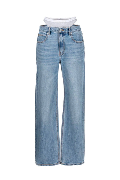Alexander Wang Layered Loose Jean Vintage Light Indigo Grace Melbourne