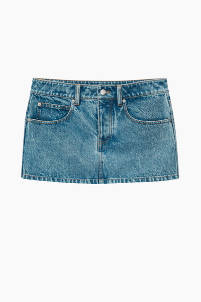 A clear skirt top