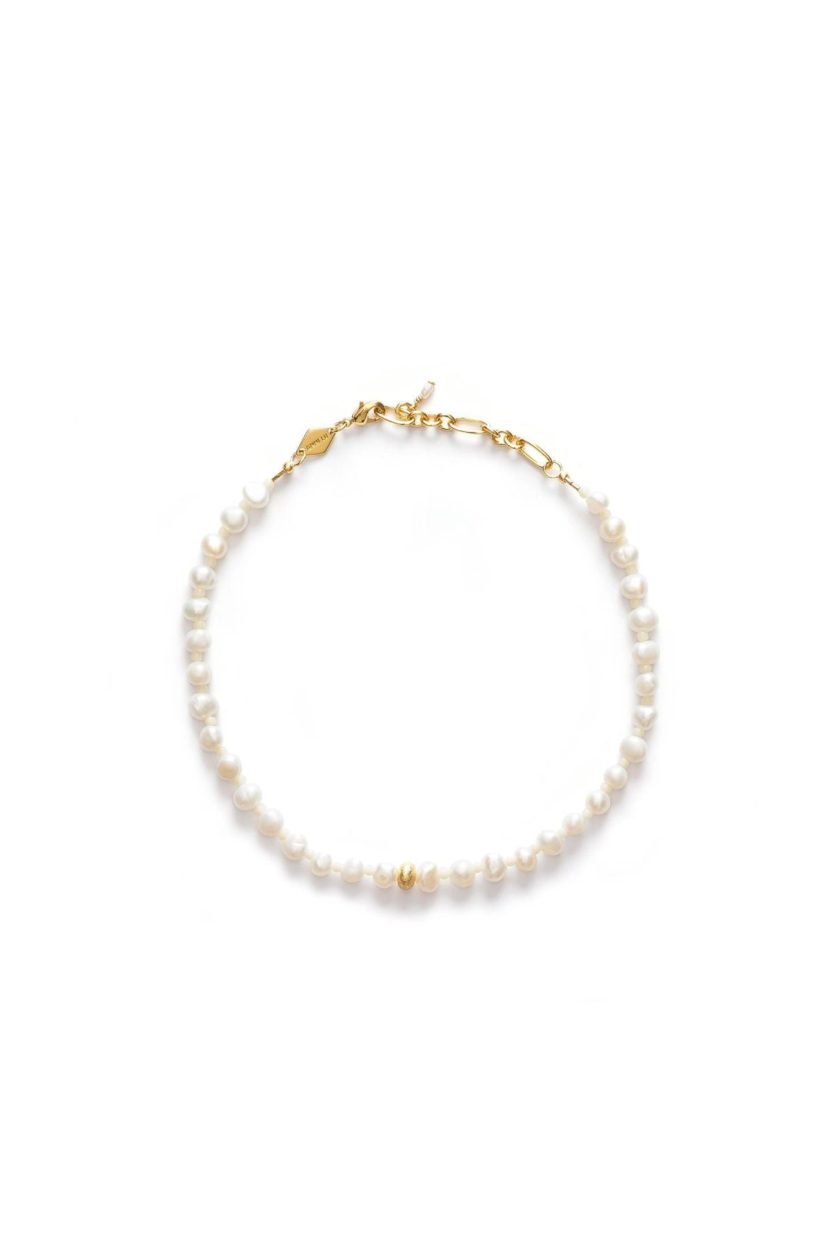 Anni Lu Stellar Pearly Anklet - Gold
