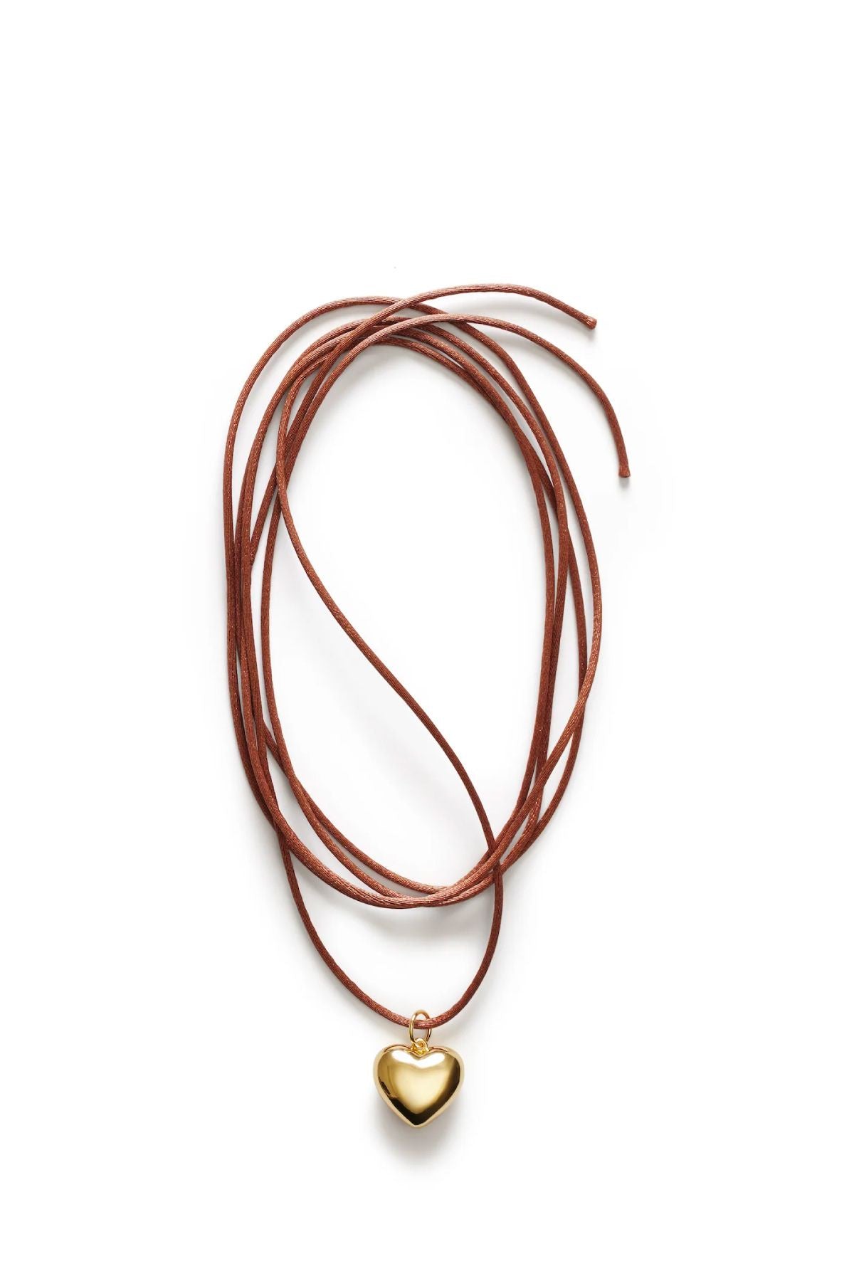 Anni Lu Heart on A String Necklace - Gold