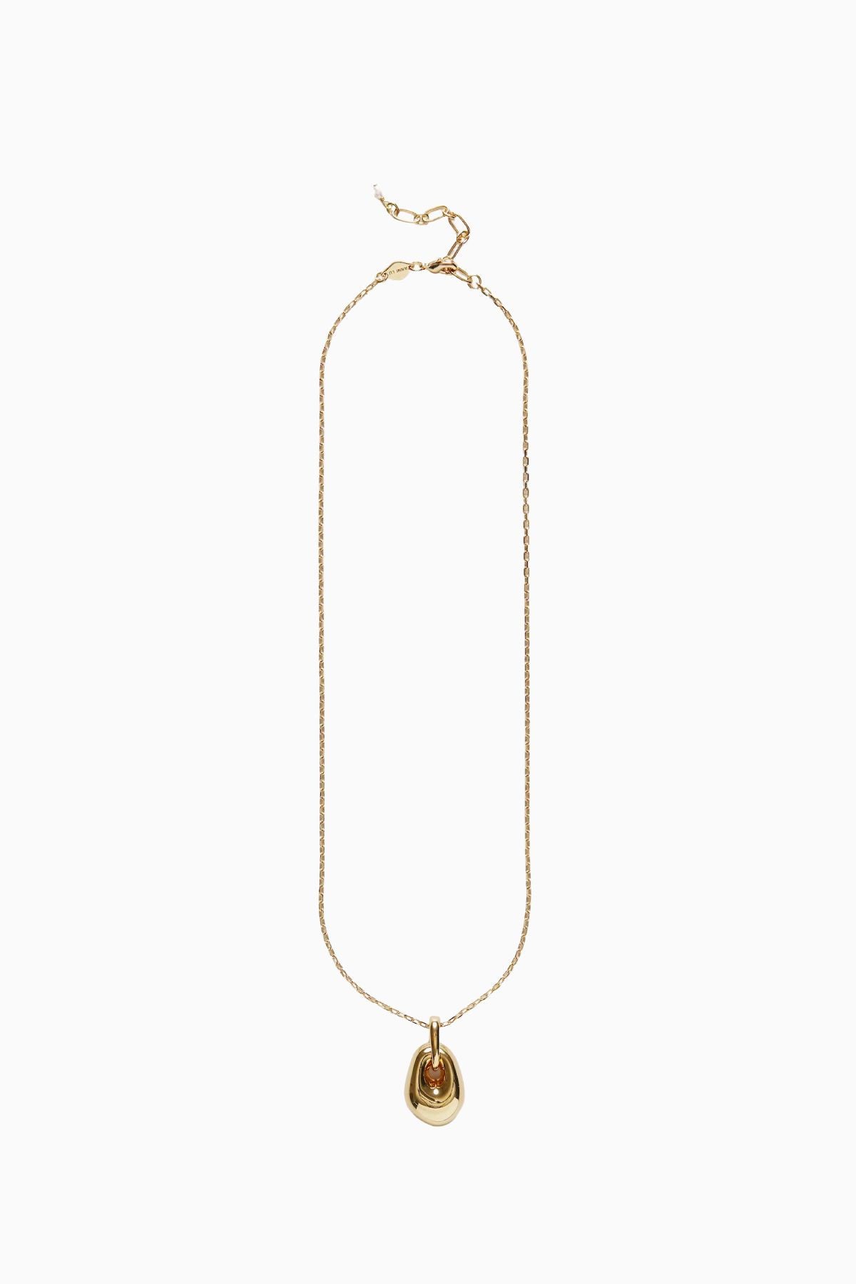 Anni Lu Golden Pebble Necklace - Gold