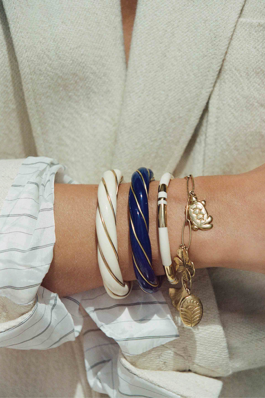 Aurelie Bidermann Positano Bracelet - Ivory
