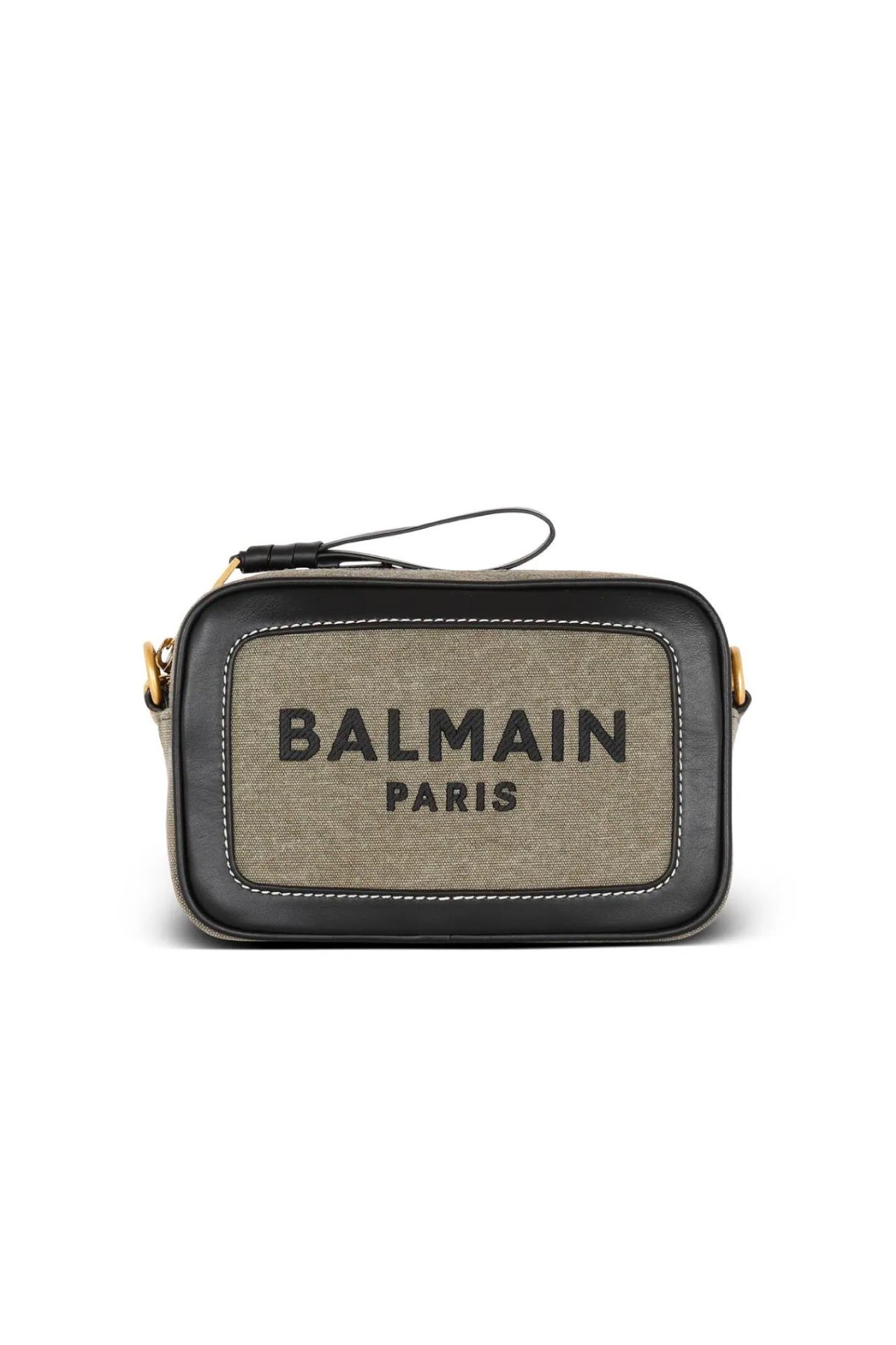 Balmain B-Army Camera Bag - Khaki/ Black