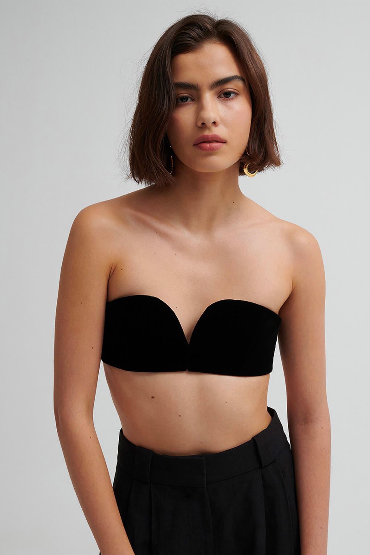 Blazé Milano Jealousy Clyde Velvet Bra - Black