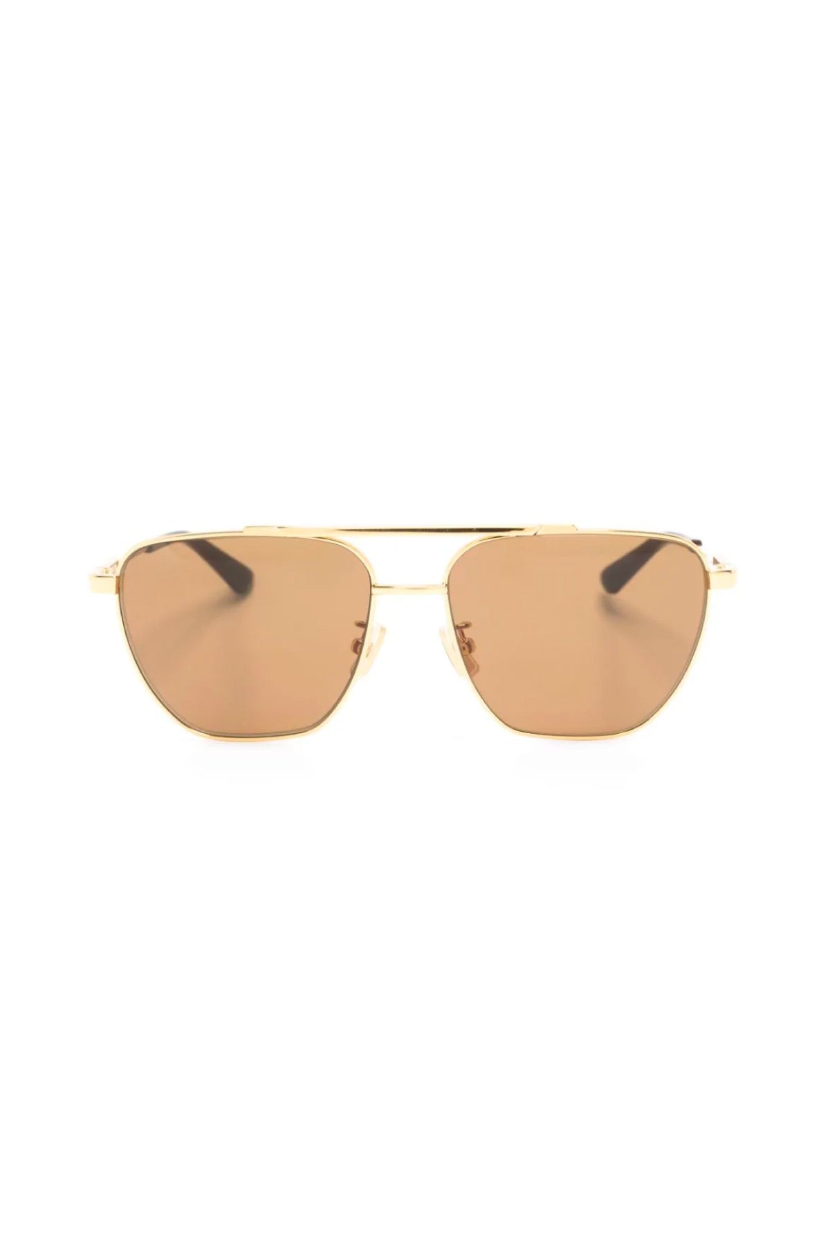 Bottega Veneta Classic Aviator Sunglasses - Gold