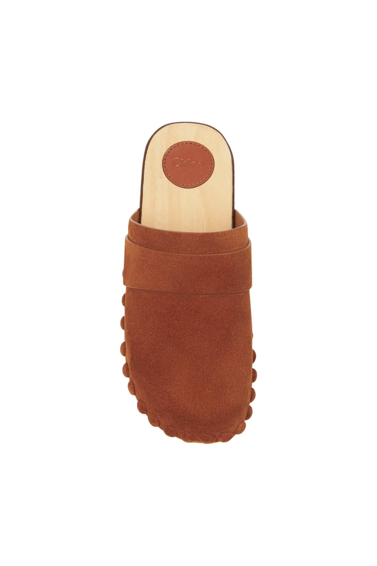 Chloé Joy Suede Clog - Ochre Delight