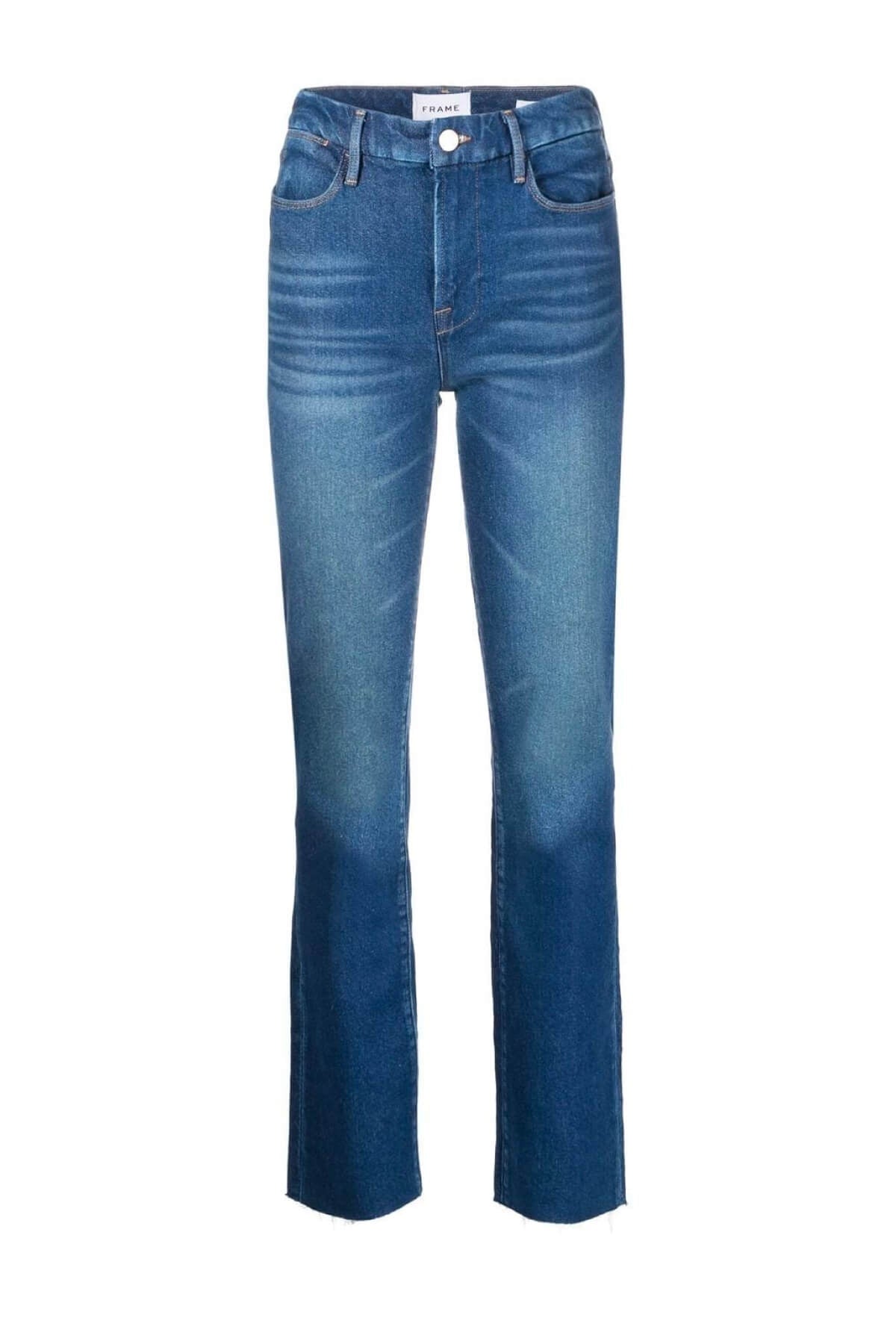 Frame Denim Le Super High Straight Jean - Jericho