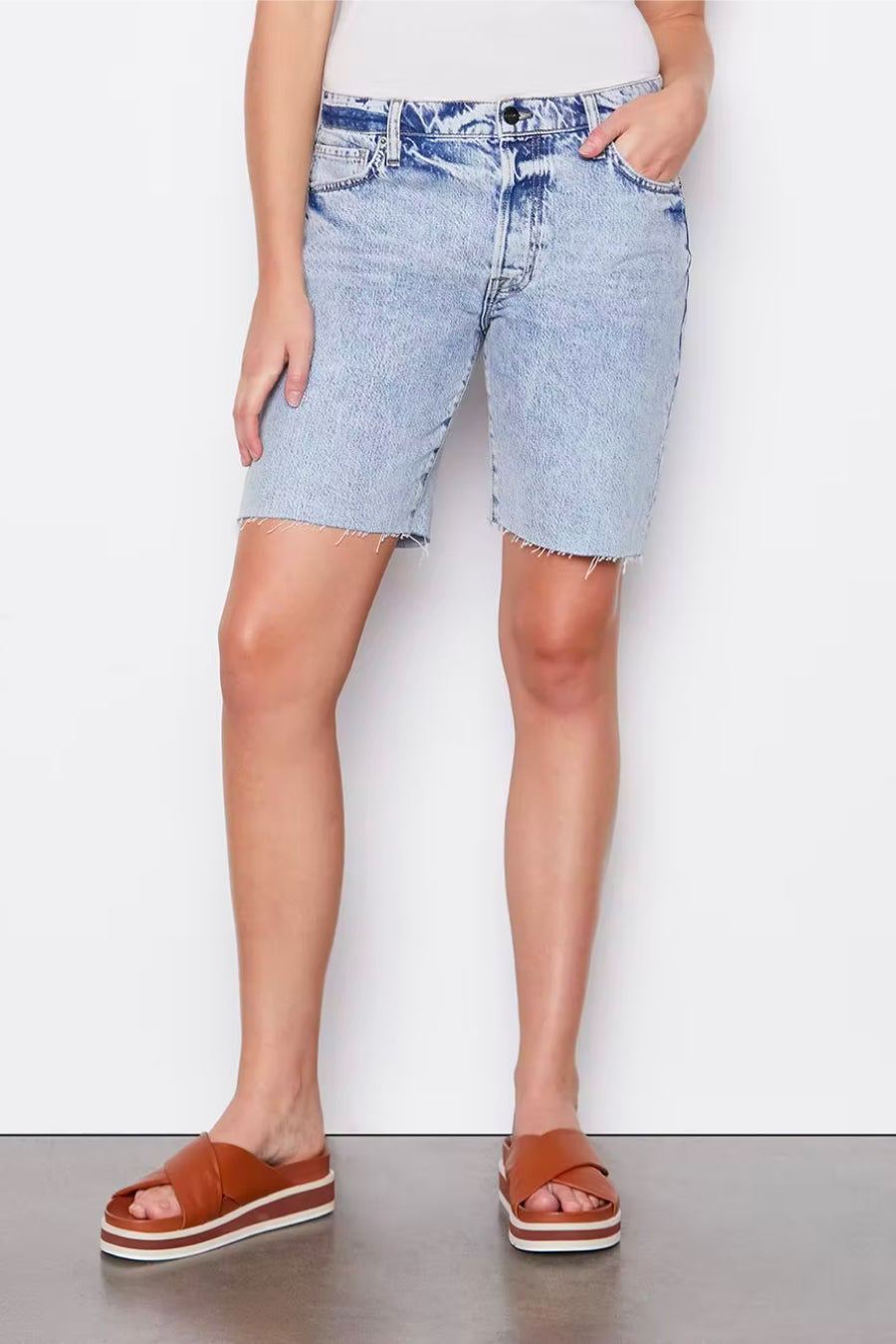 Frame Denim Le Slouch Bermuda - Richlake