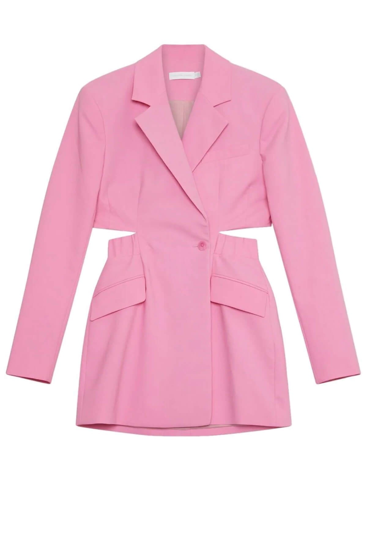 Simkhai Kylo Cut-Out Blazer Mini Dress - Taffy Pink