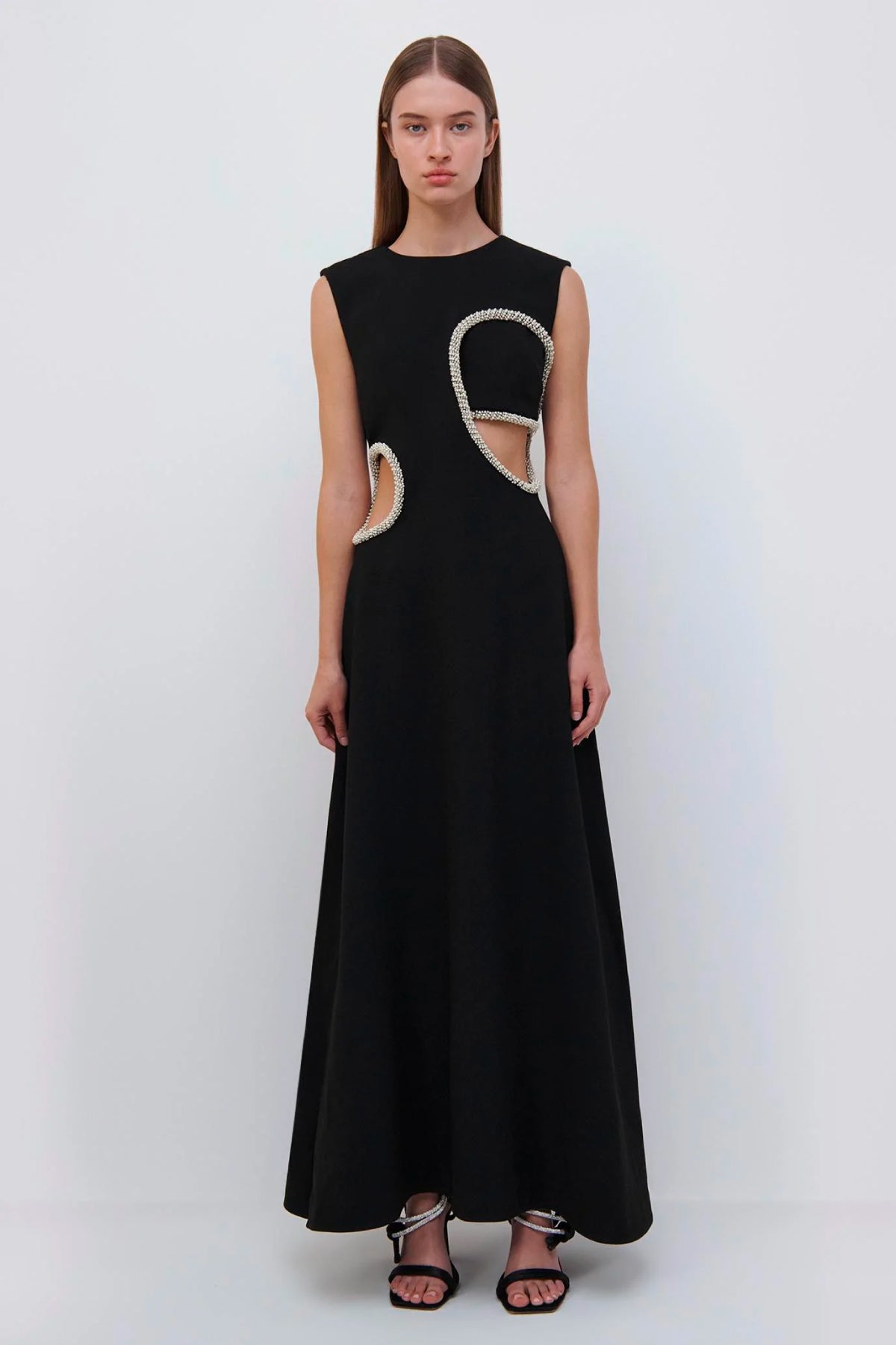 Jonathan Simkhai Tower Lace Gown in Black | Lyst