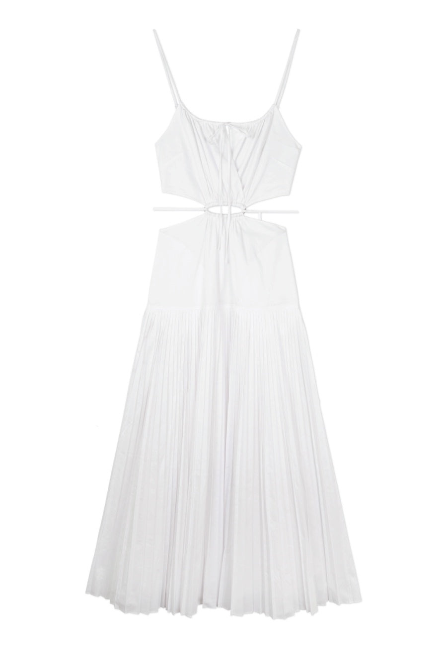 Jonathan Simkhai Rem Pleated Maxi Dress - White