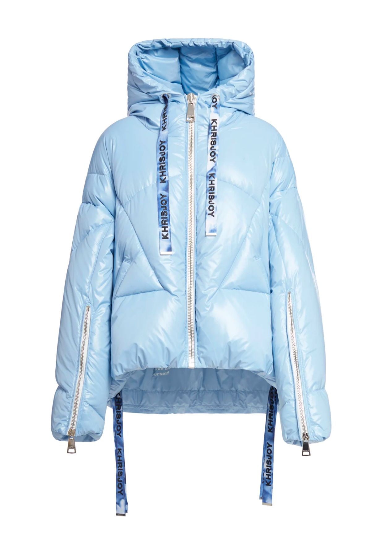 Khrisjoy Puff Khris Iconic Shiny Jacket - Sky