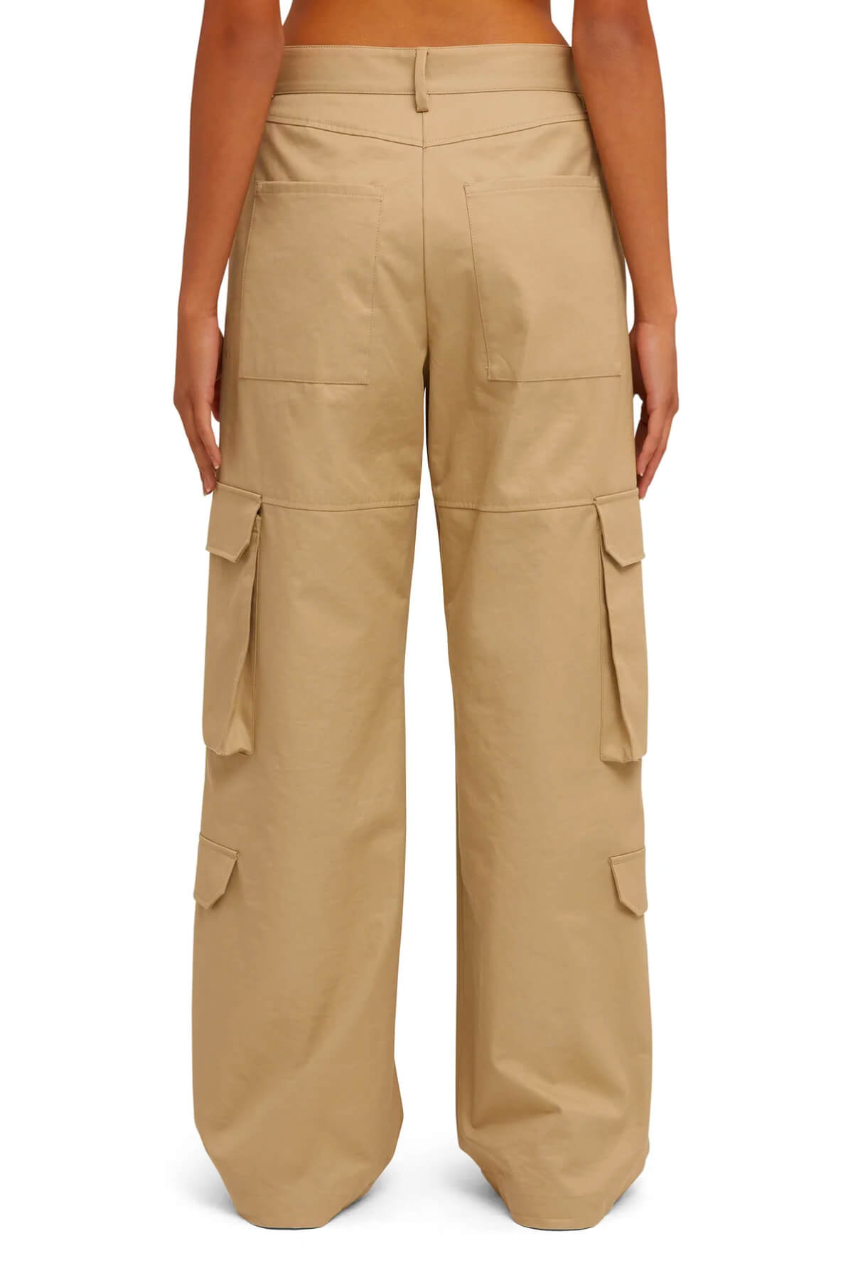 MSGM Cotton Cargo Pant - Beige