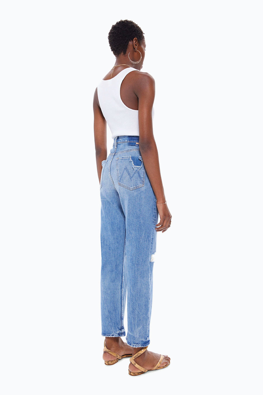 Mother Denim The High Waisted Study Hover Jean - We Are Castaways