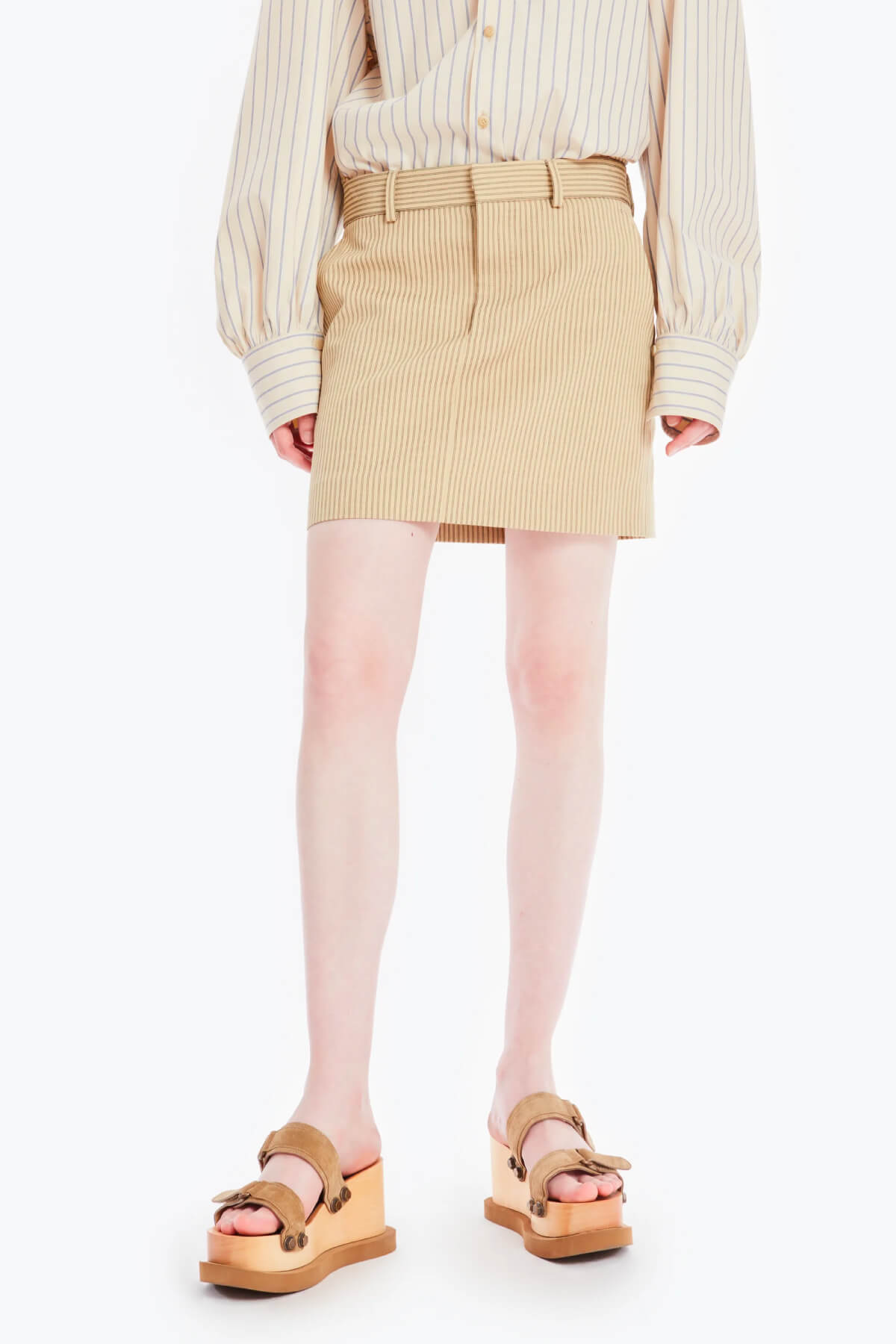 Petar Petrov Rudo Low Waisted Mini Skirt - Butter