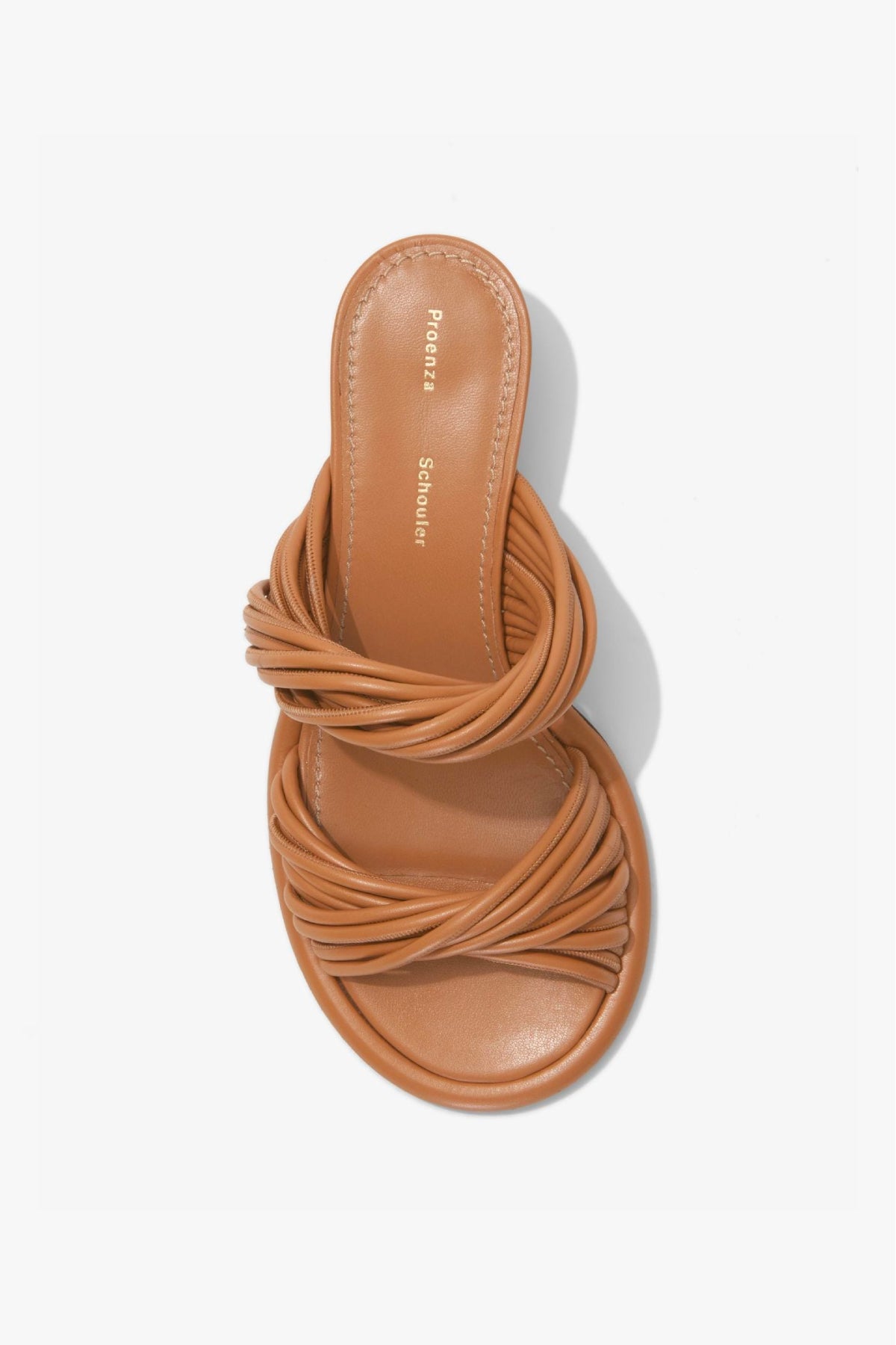 Proenza Schouler Pipe Rolo Sandal - Amber