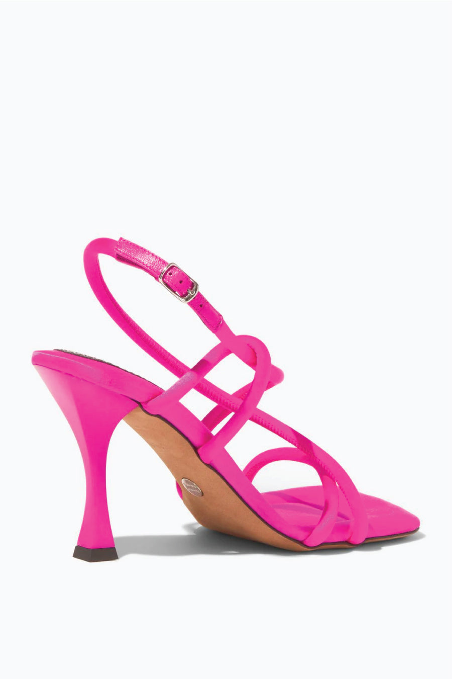 Proenza Schouler Square Strappy Sandal - Fuxia