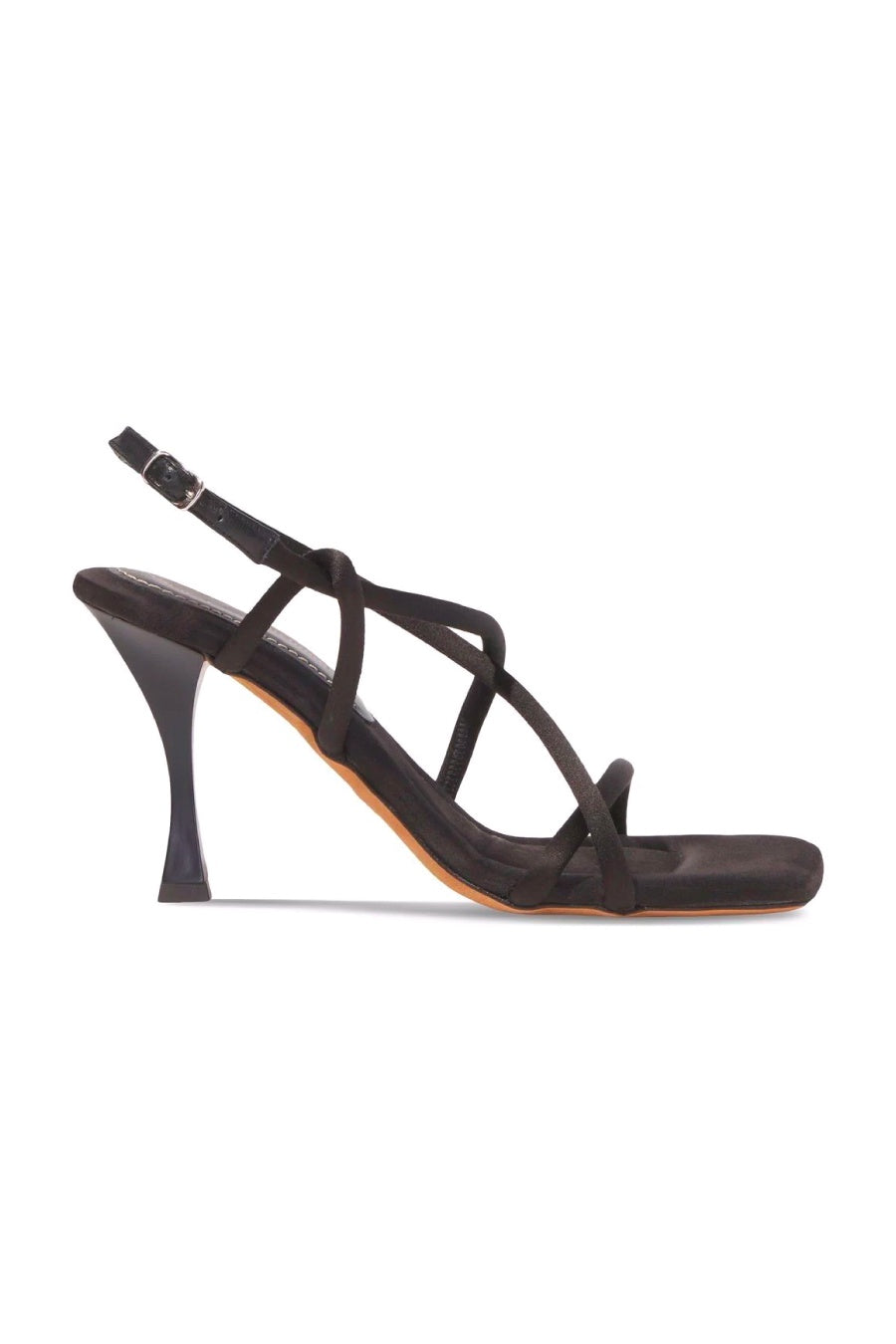 Proenza Schouler Square Strappy Sandal - Black