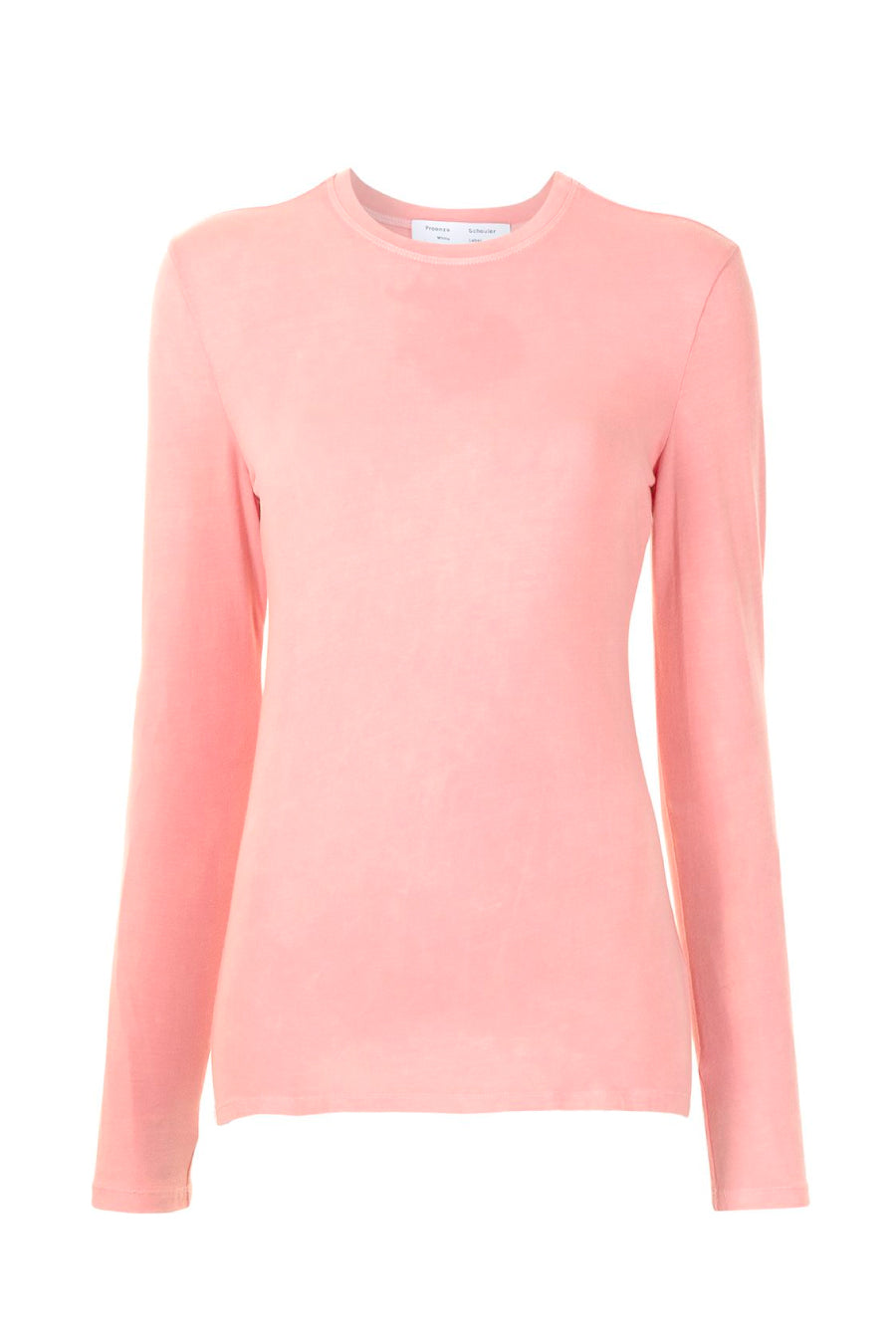 Proenza Schouler White Label Open Back Long Sleeve T-Shirt - Rose