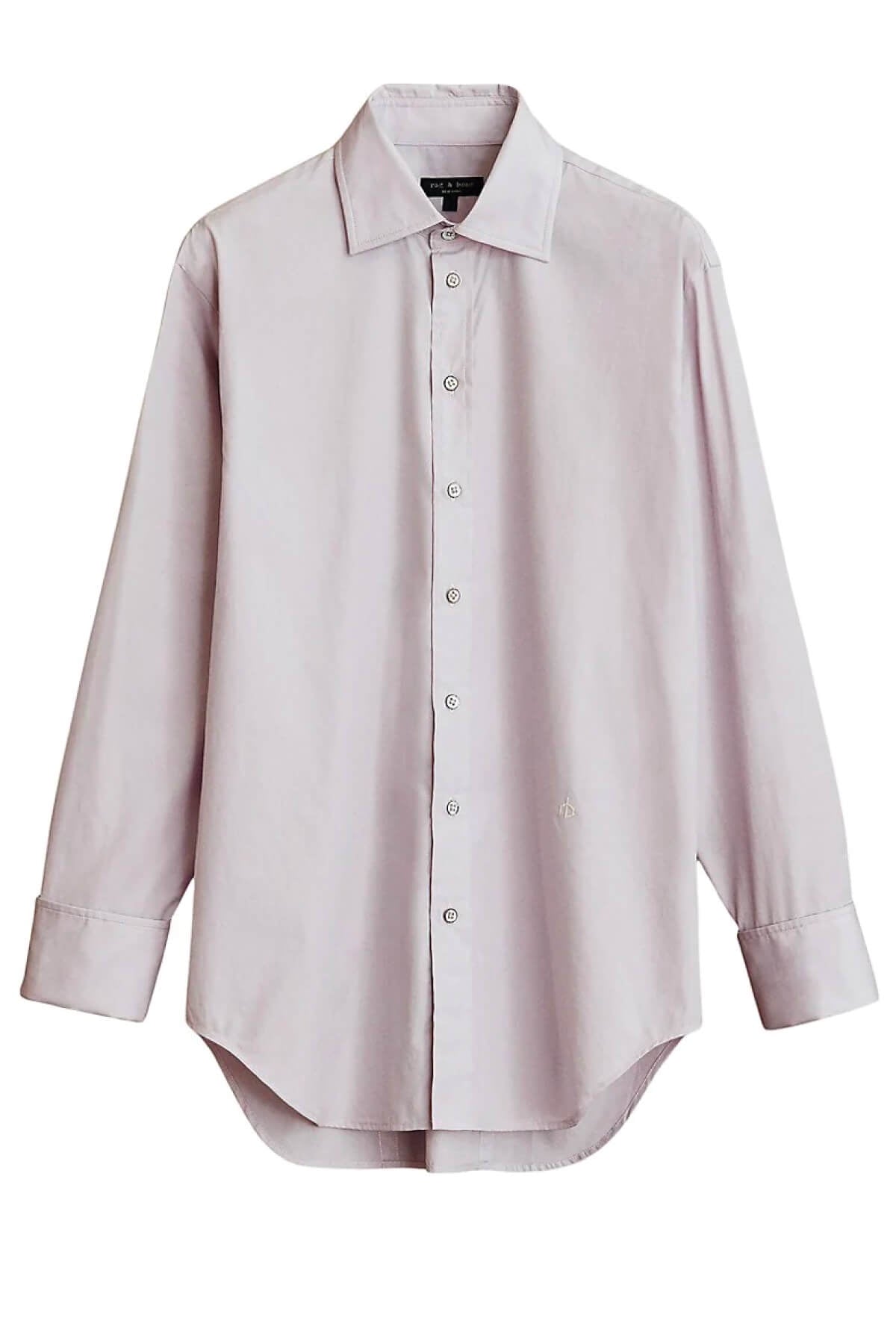 Rag & Bone Diana Cotton Poplin Shirt - Lavender