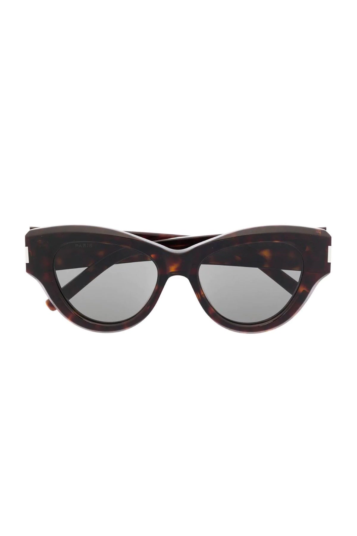 Saint Laurent Rounded Cat Eye Sunglasses - Havana