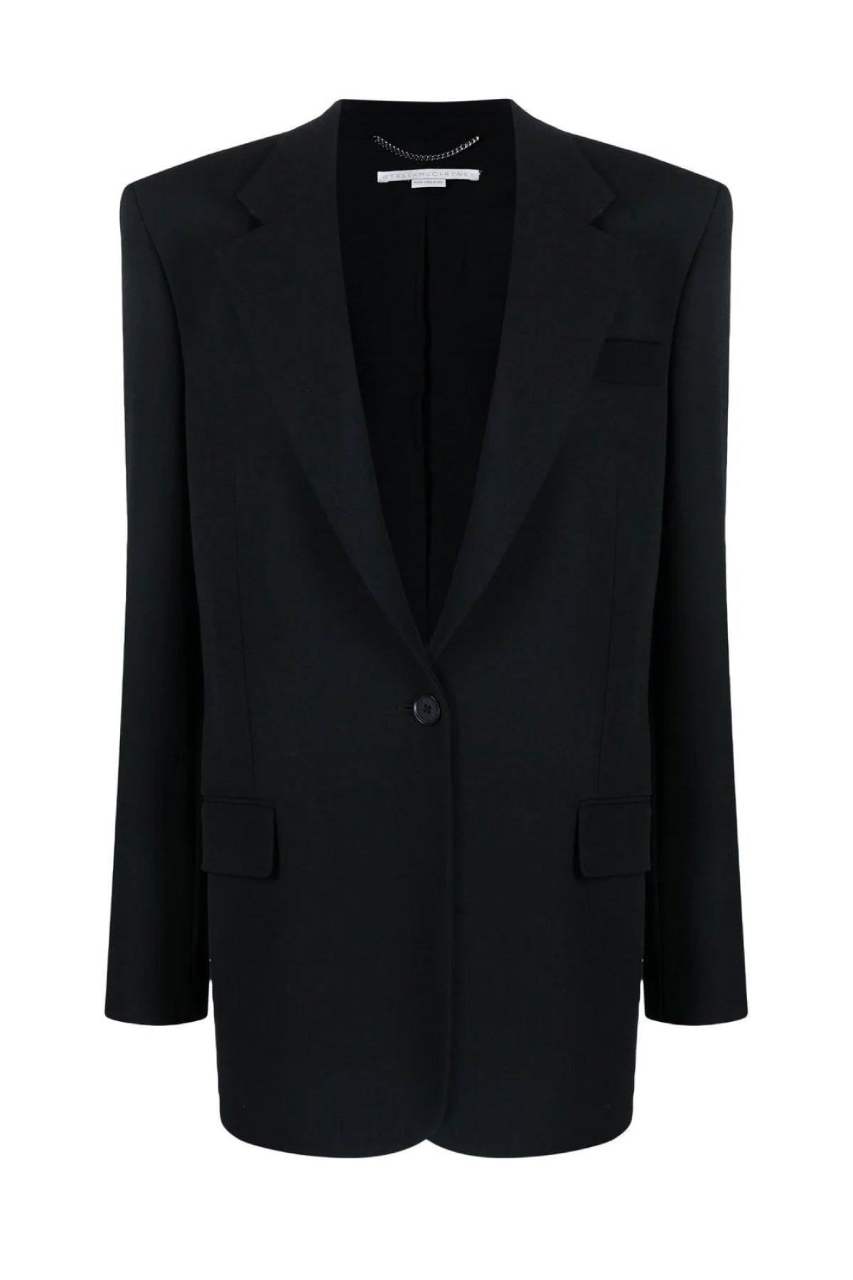 Stella McCartney Twill Tailoring Single Breasted Blazer - Black