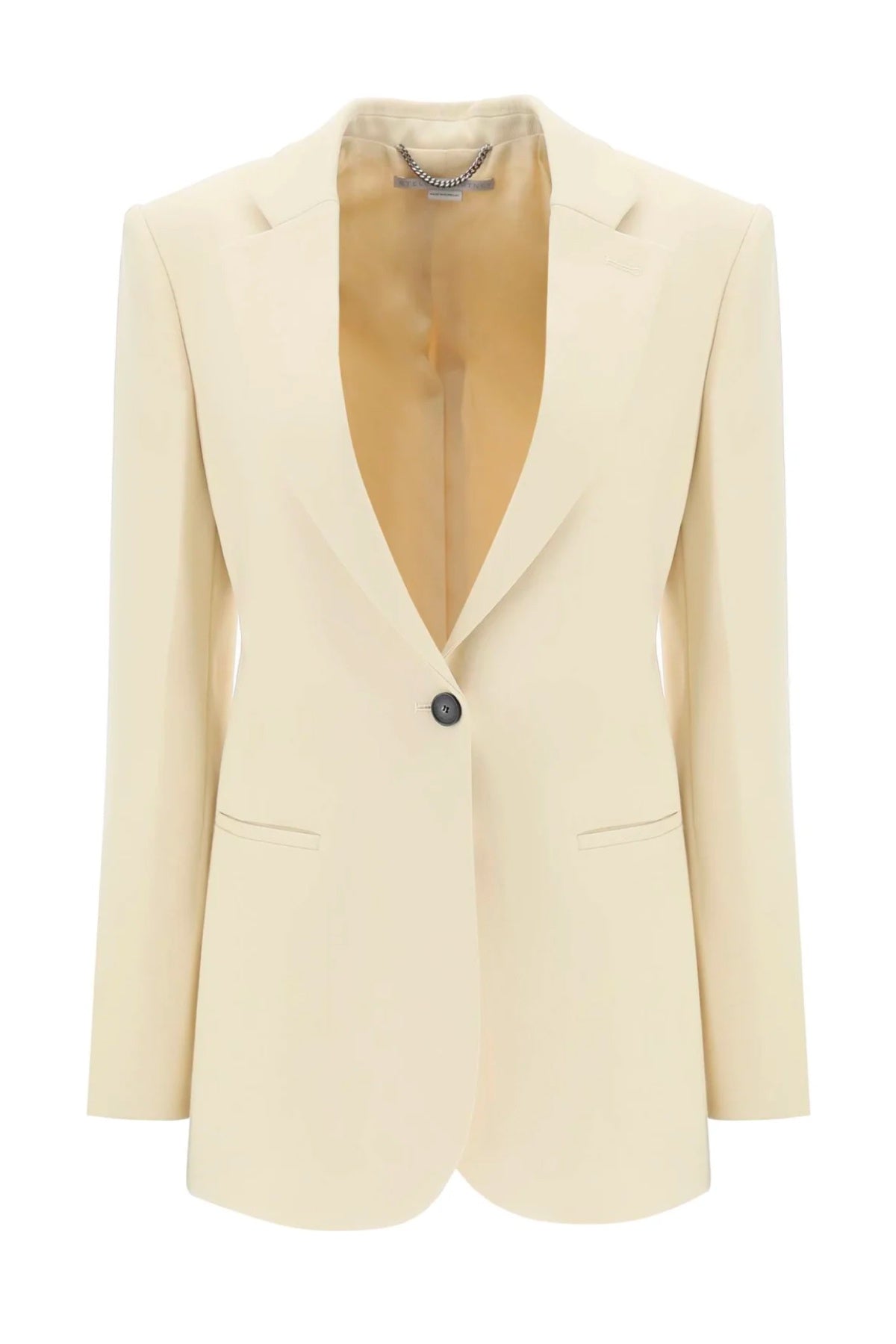 Stella McCartney Slim Fit Tailored Blazer - Butter