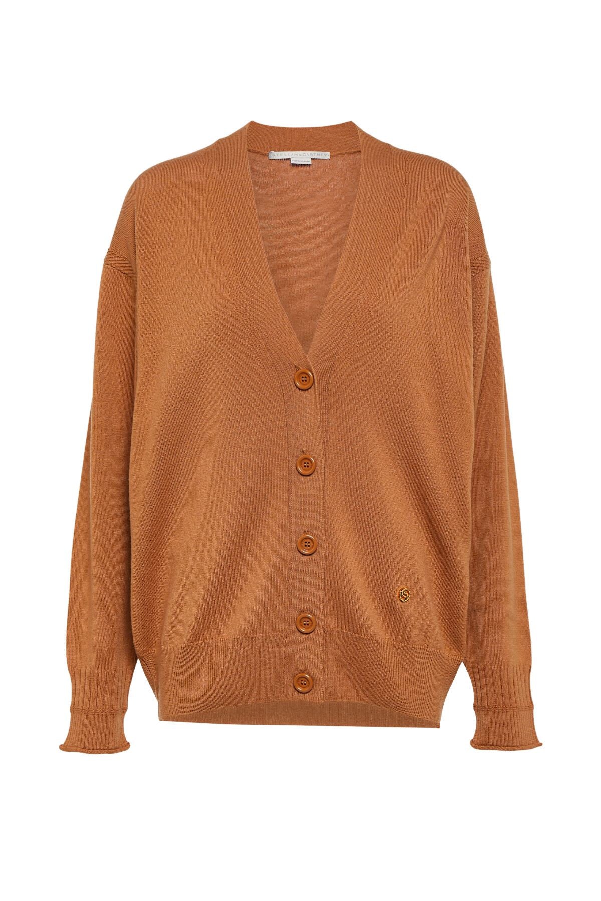 Stella McCartney Merino Knit Cardigan - Caramel