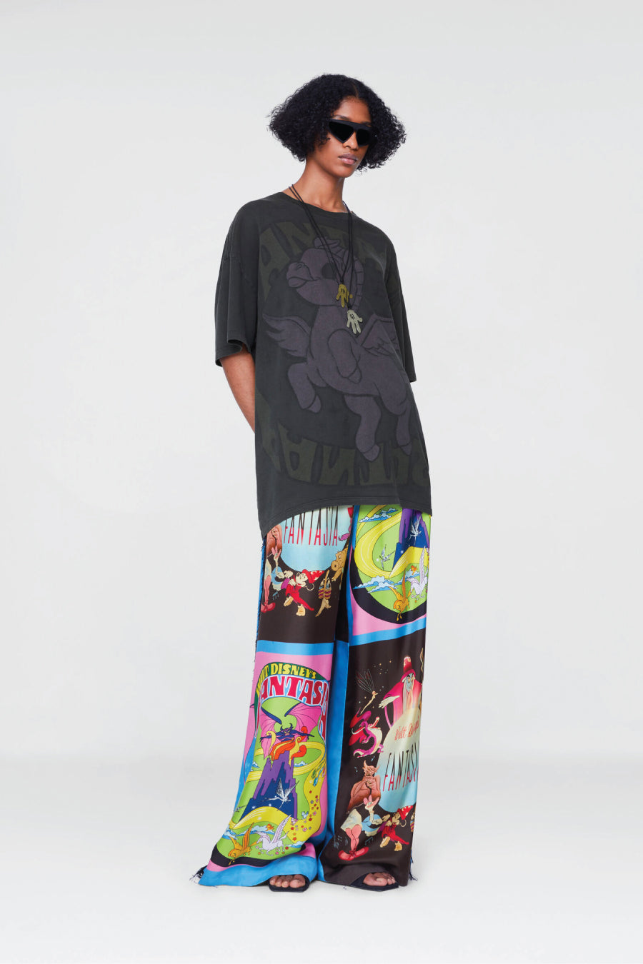Stella McCartney x Disney Fantasia Washed Print T Shirt Dress