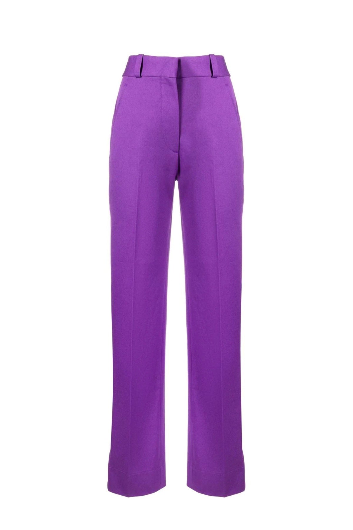 Victoria Beckham Carpenter Trouser - Bright Purple